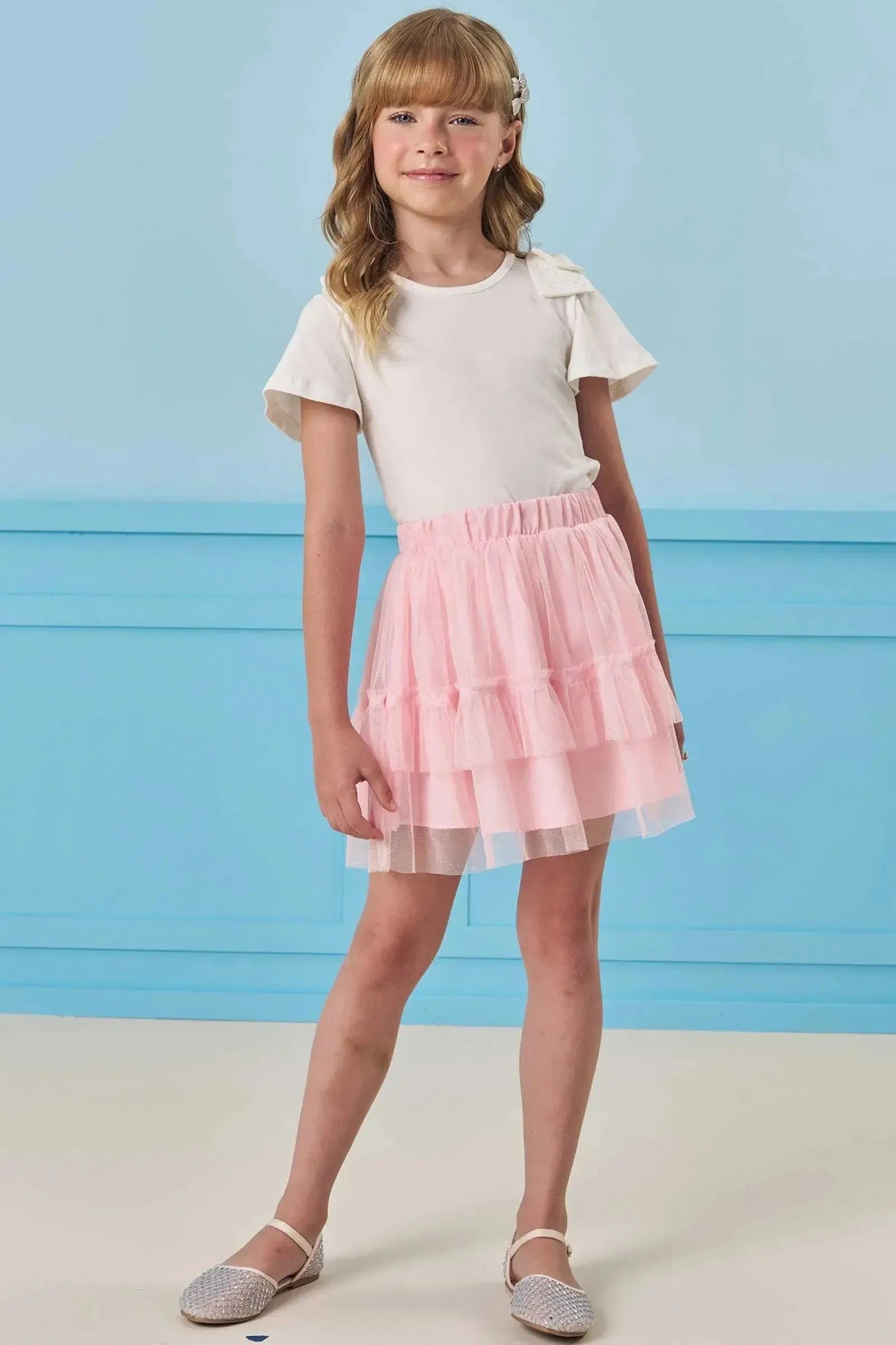 Blusa em Cotton 83673 Infanti Infantil Menina
