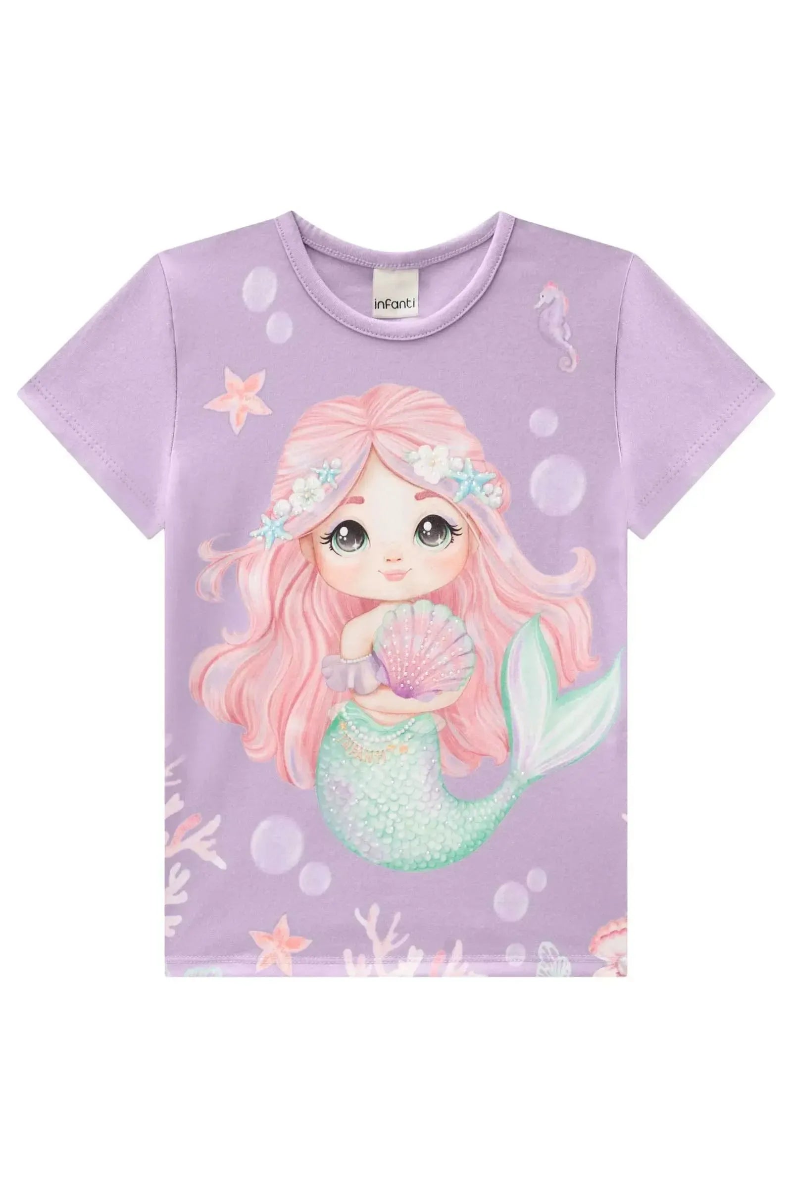Blusa em Cotton 87246 Infanti Infantil Menina