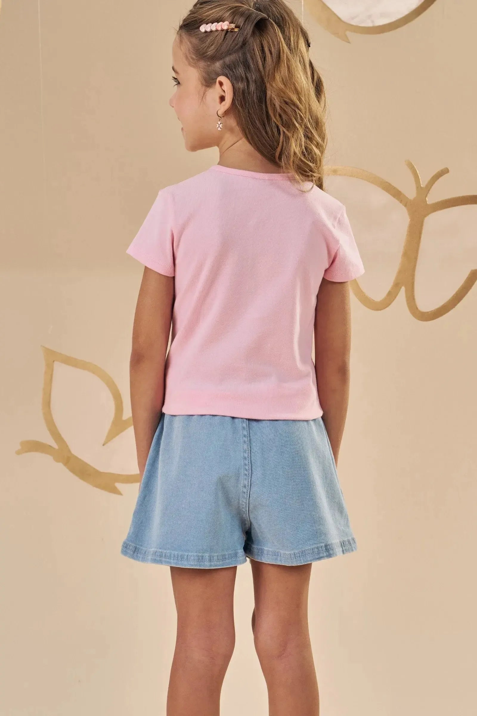 Blusa em Cotton 88598 Infanti Infantil Menina