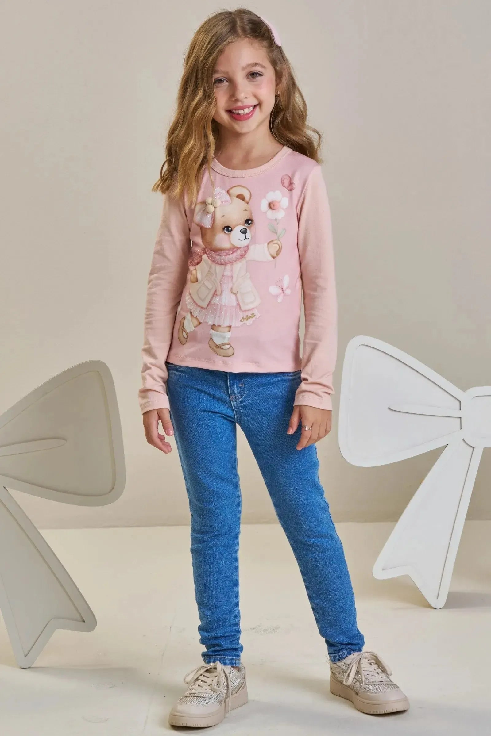Blusa em Cotton 89473 Infanti Infantil Menina