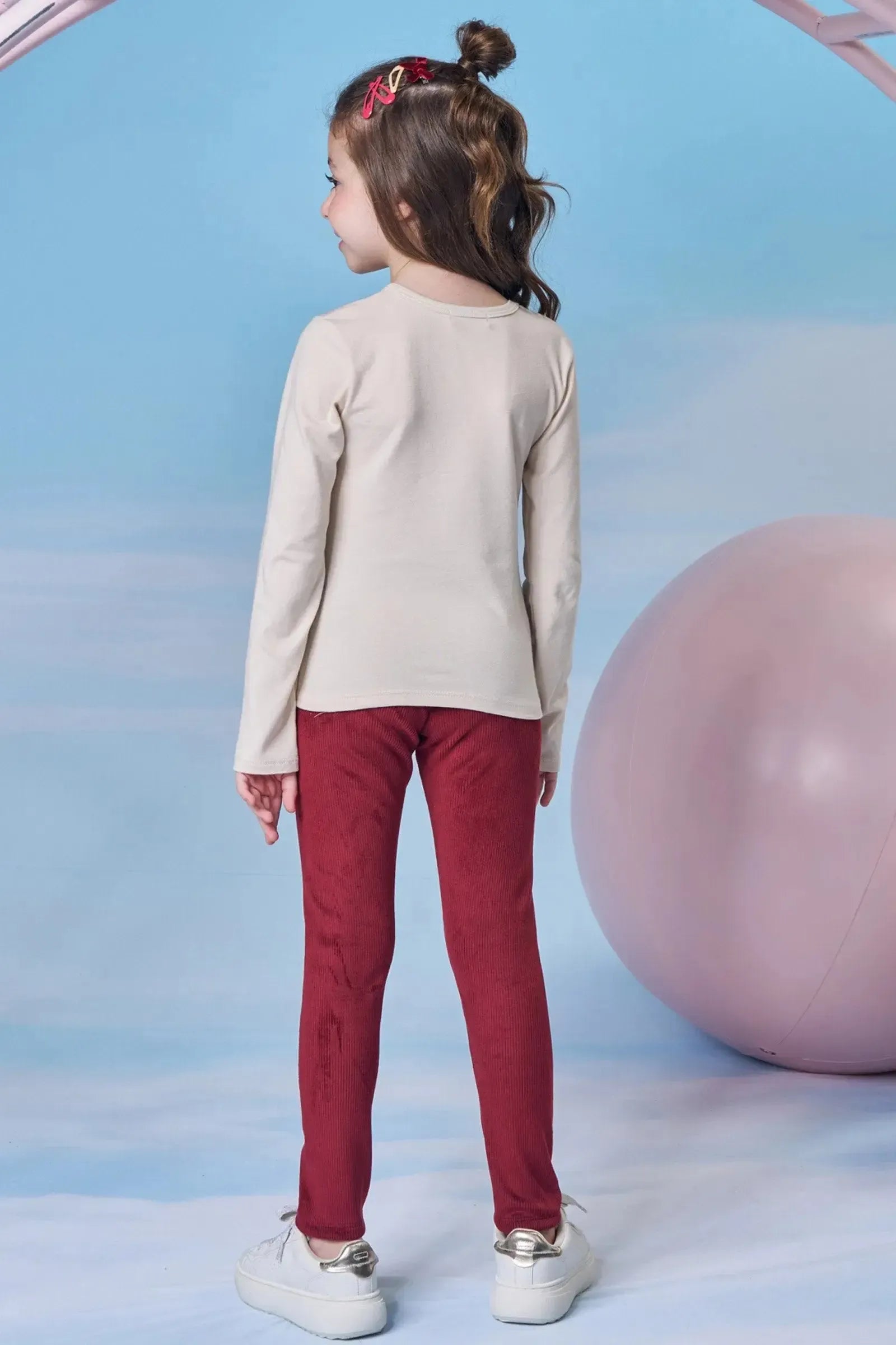 Blusa em Cotton 89577 Kukiê Infantil Menina