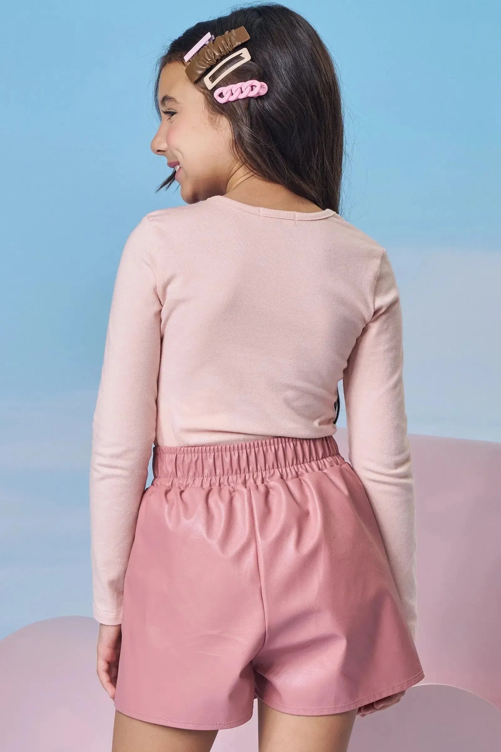 Blusa em Cotton 90815 Kukiê Infantil Menina