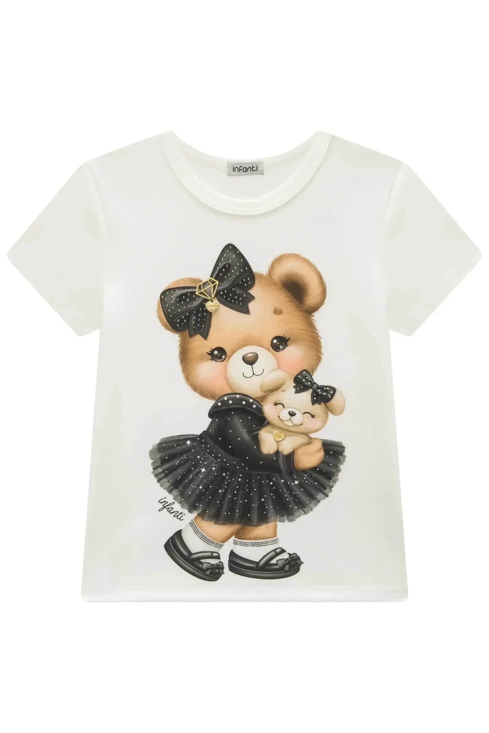 Blusa em Cotton 93444 Infanti Infantil Menina