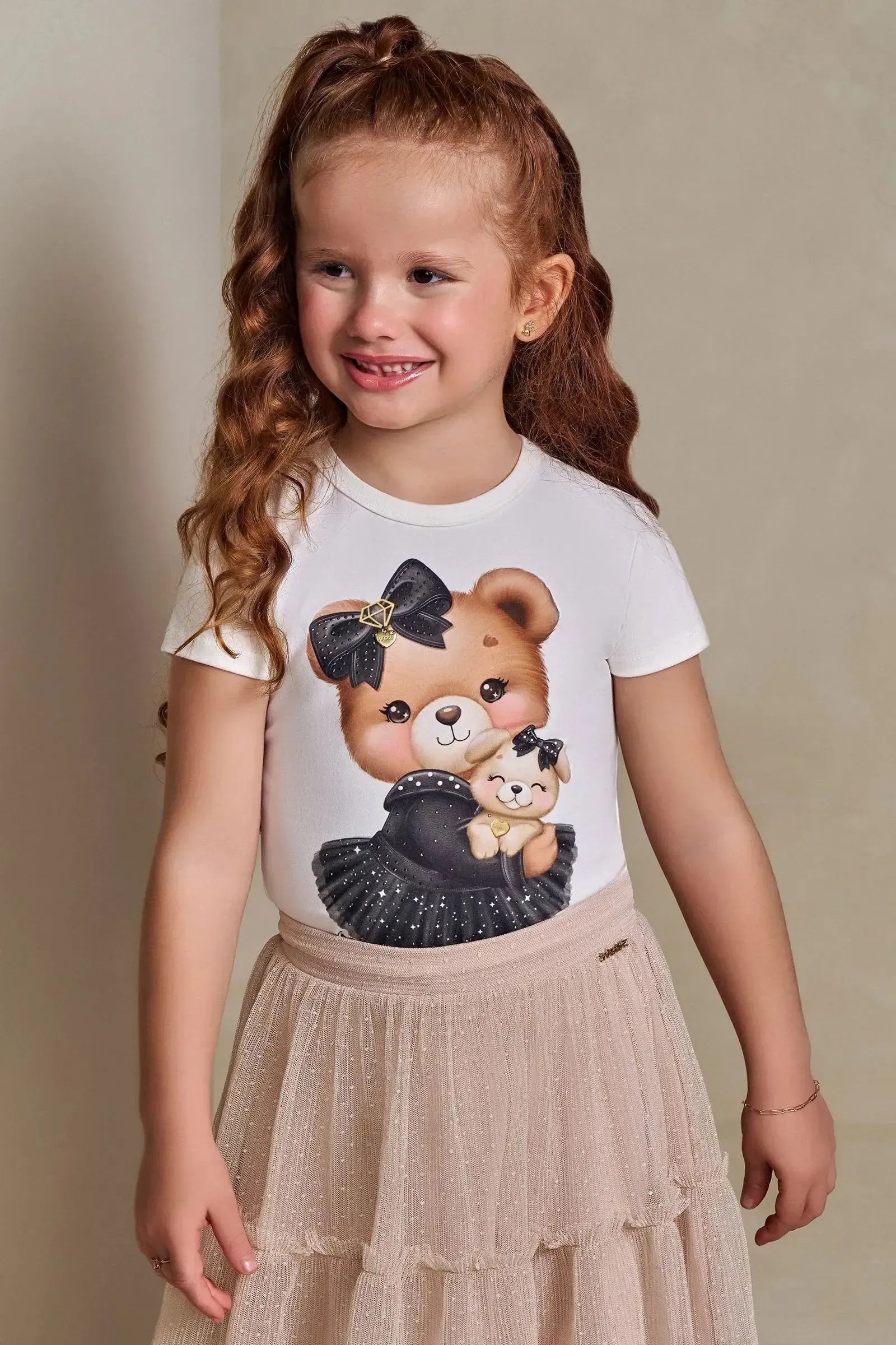 Blusa em Cotton 93444 Infanti Infantil Menina