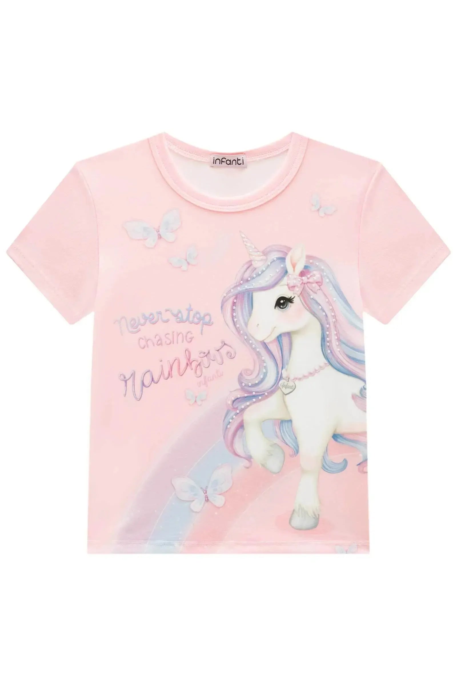 Blusa em Cotton 93465 Infanti Infantil Menina