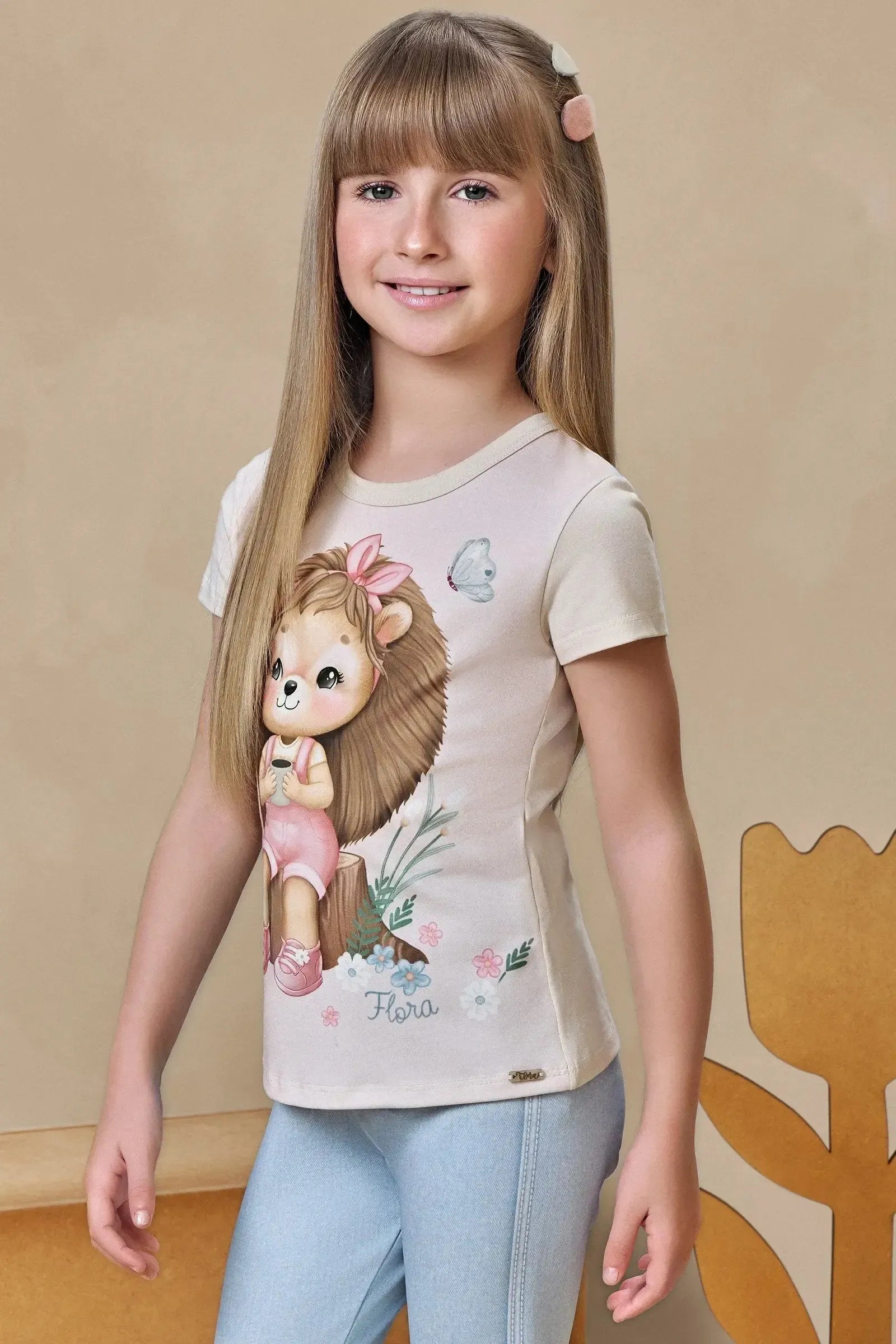Blusa em Cotton 93498 Infanti Infantil Menina