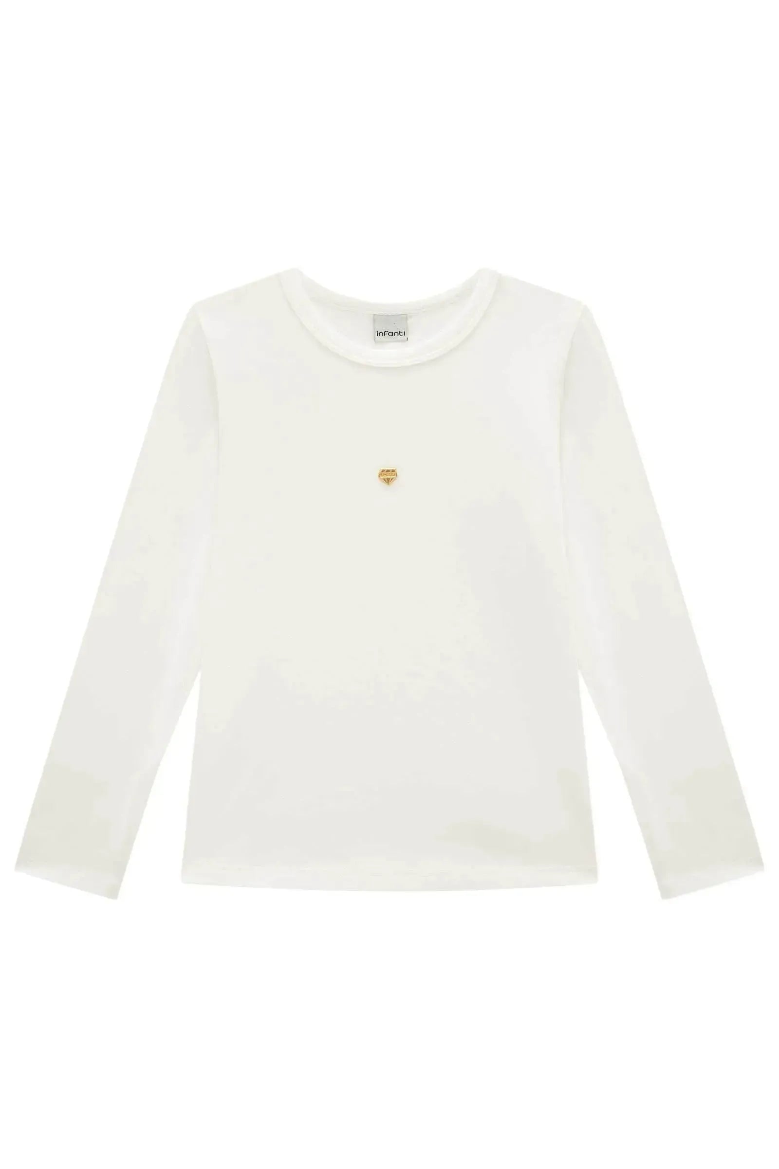 Blusa em Cotton 93619 Infanti Infantil Menina