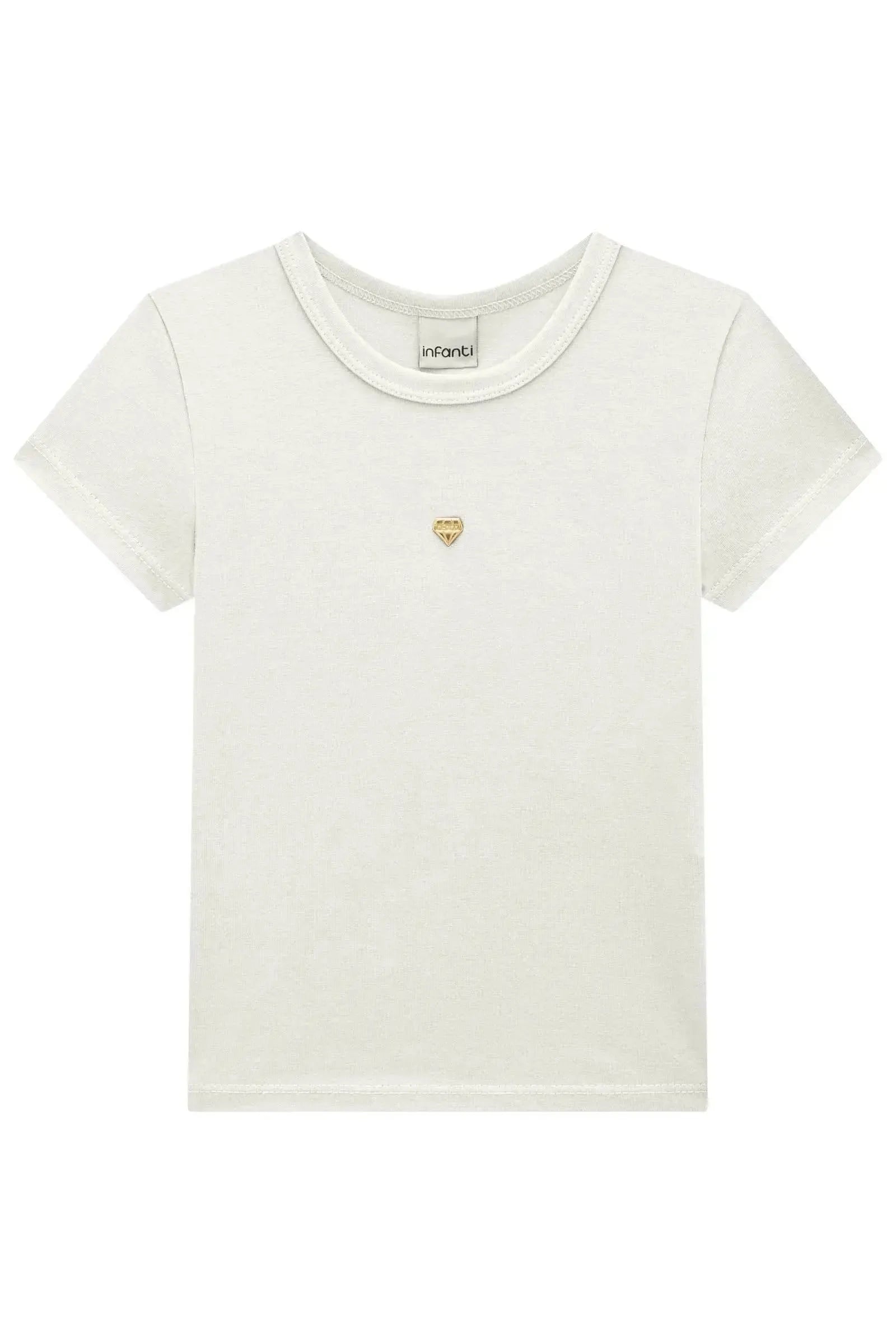 Blusa em Cotton 93660 Infanti Infantil Menina