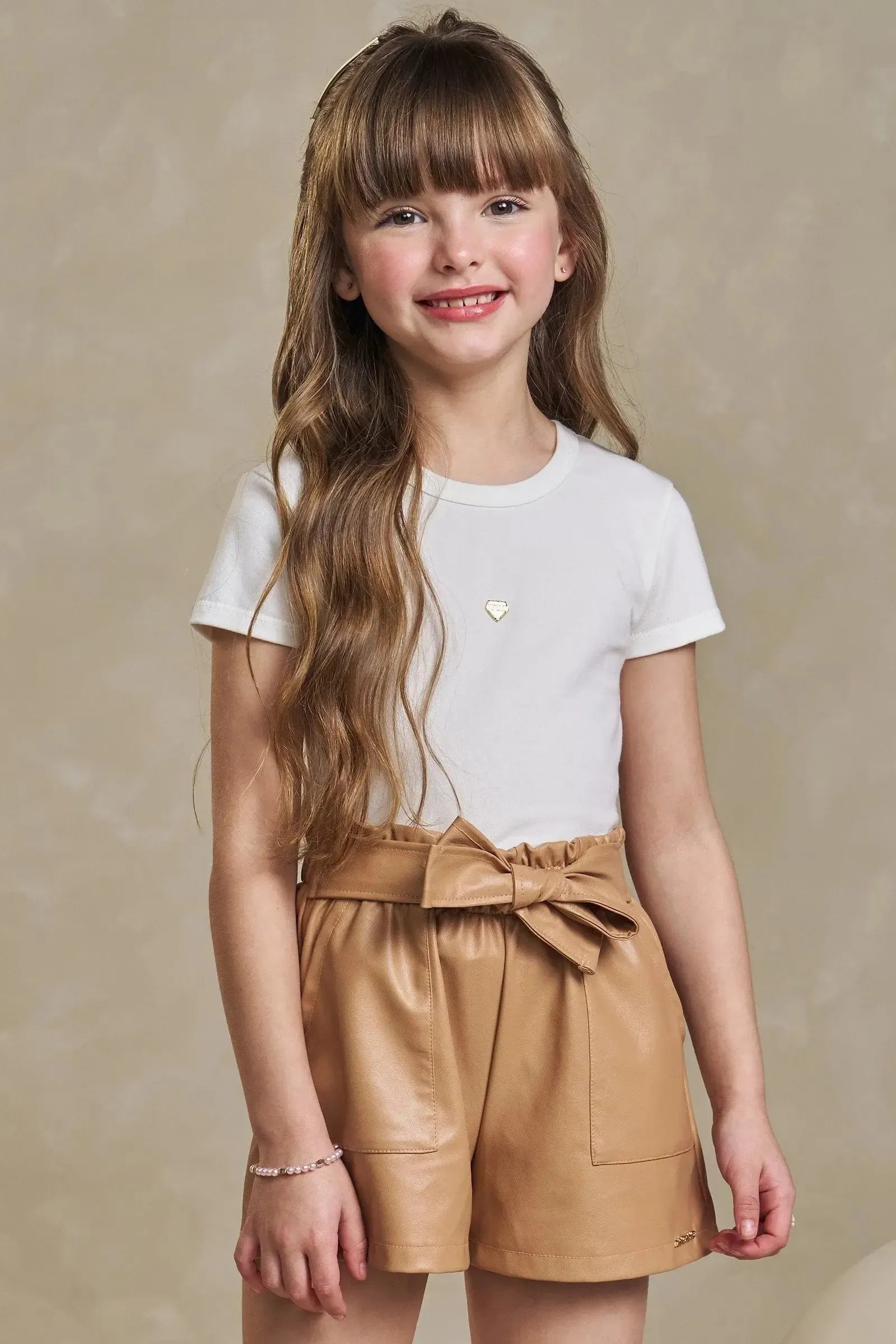 Blusa em Cotton 93660 Infanti Infantil Menina