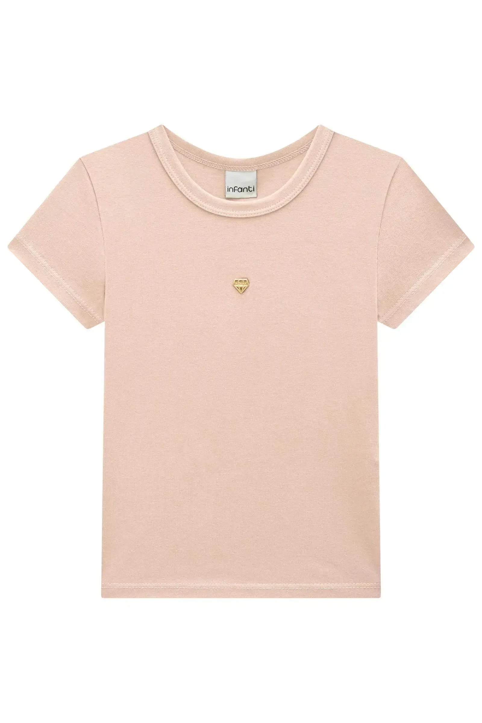 Blusa em Cotton 93660 Infanti Infantil Menina