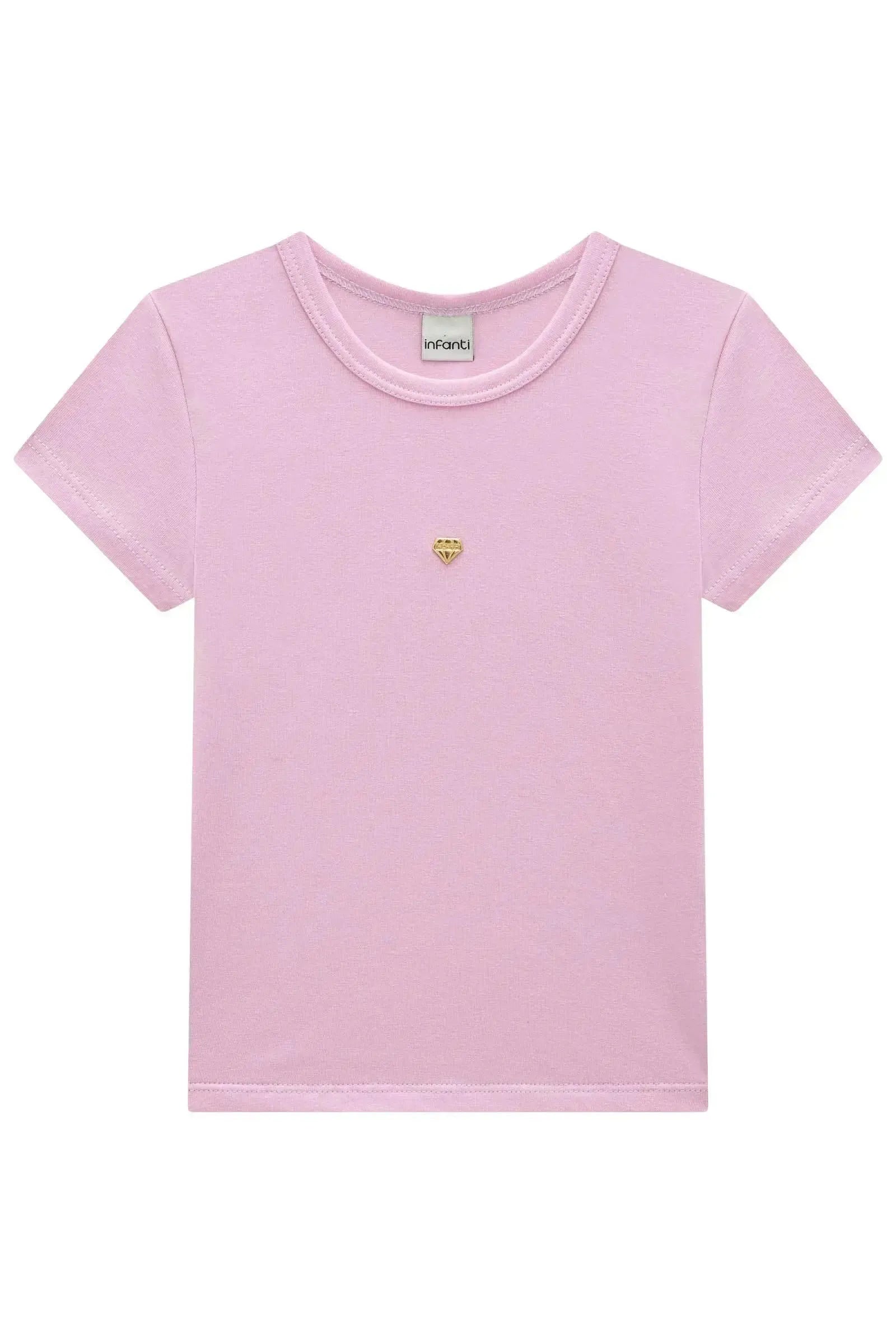 Blusa em Cotton 93663 Infanti Infantil Menina
