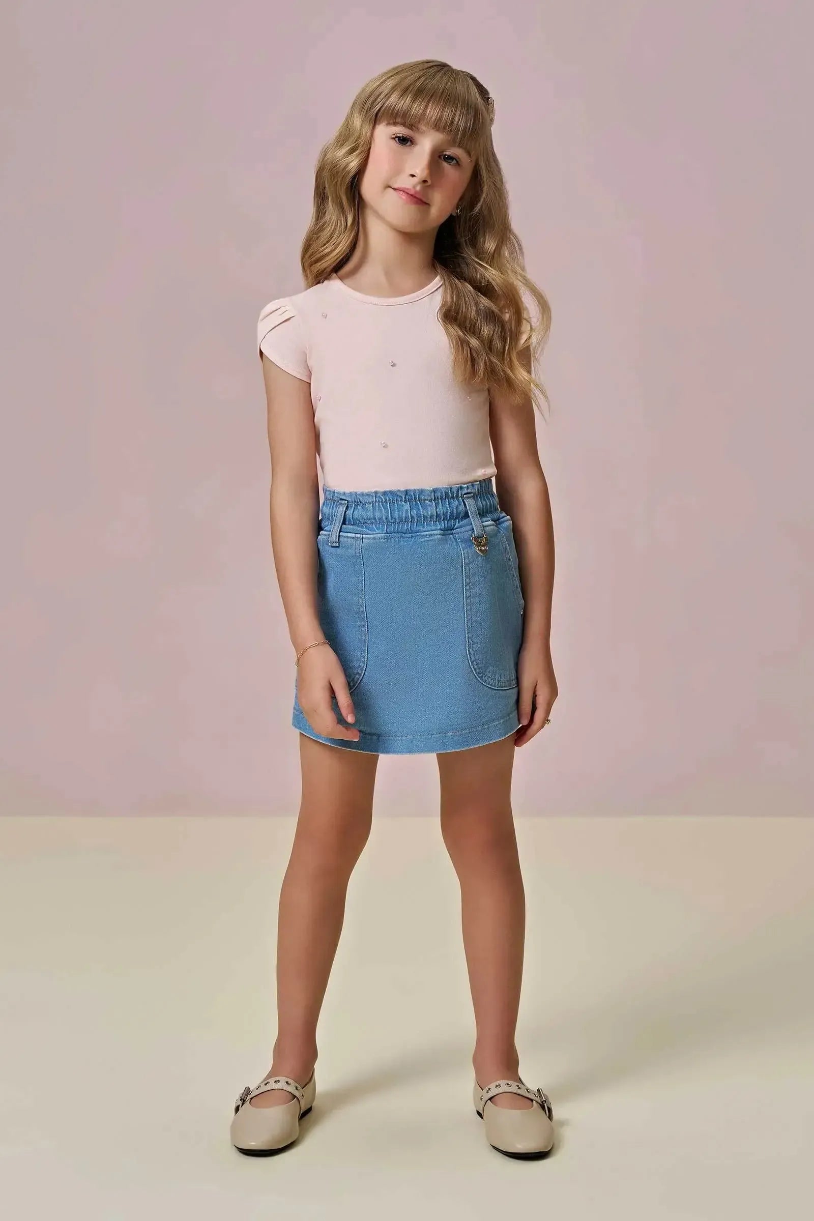 Blusa em Cotton 94635 Infanti Infantil Menina