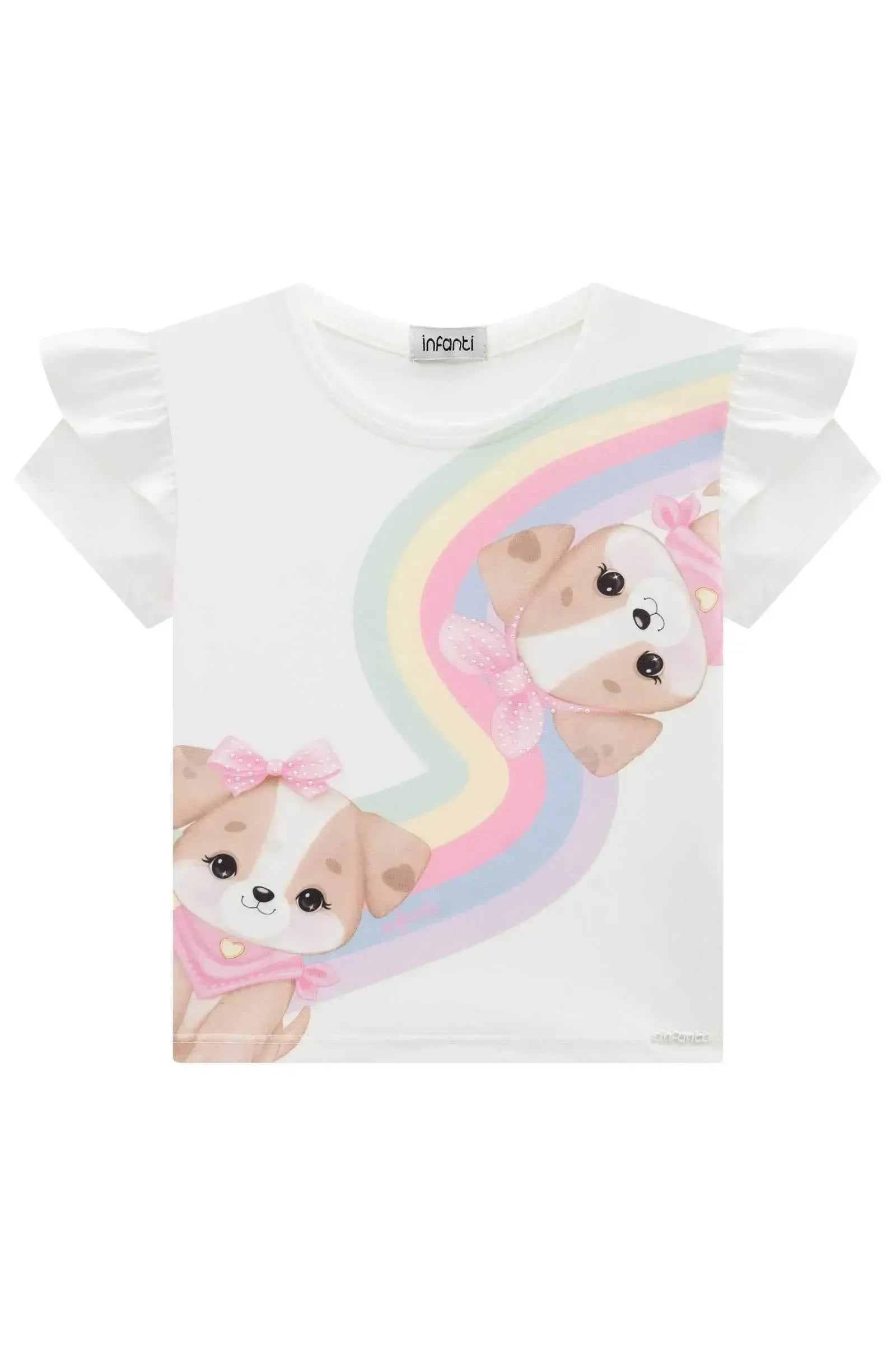 Blusa em Cotton 94922 Infanti Infantil Menina
