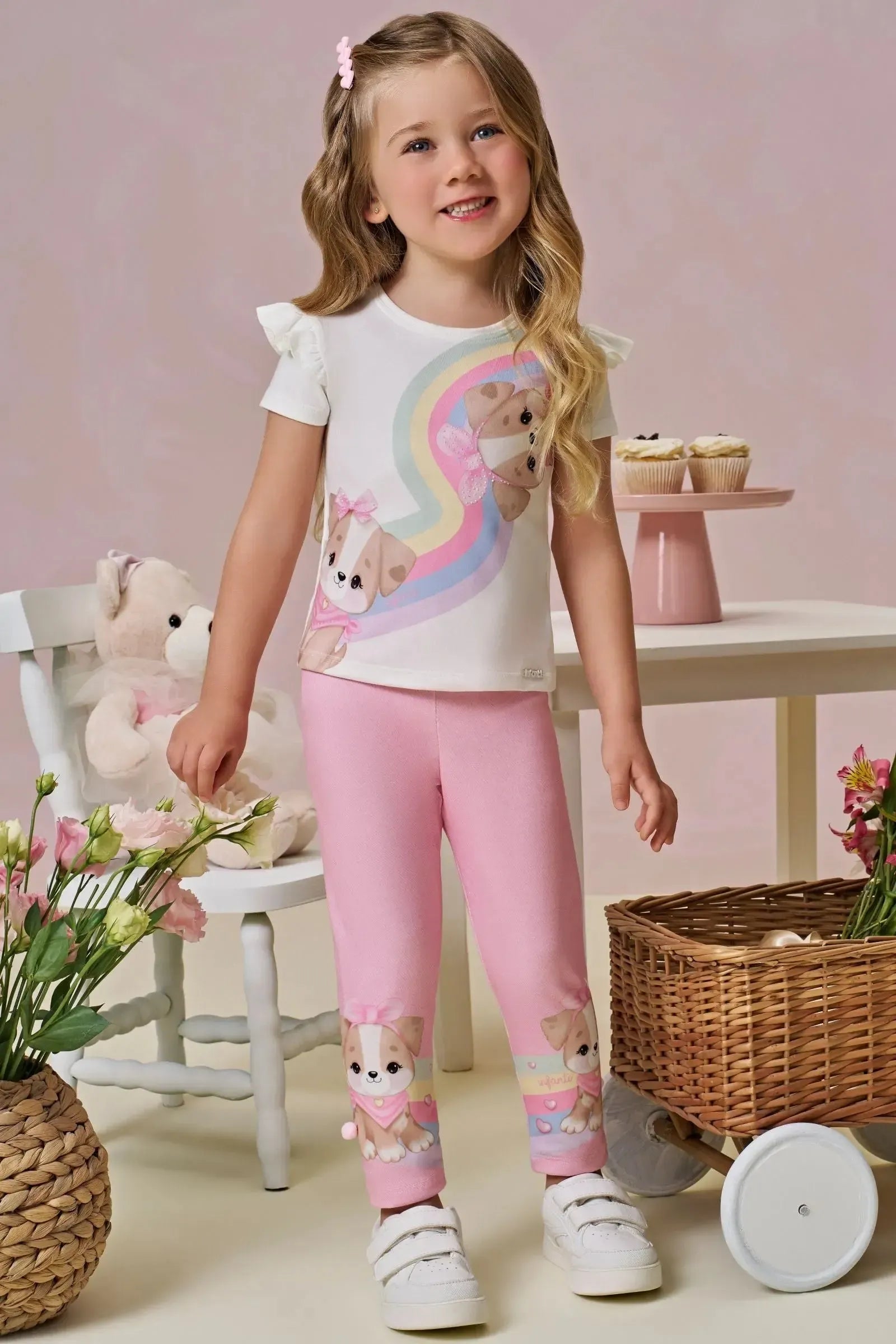 Blusa em Cotton 94922 Infanti Infantil Menina