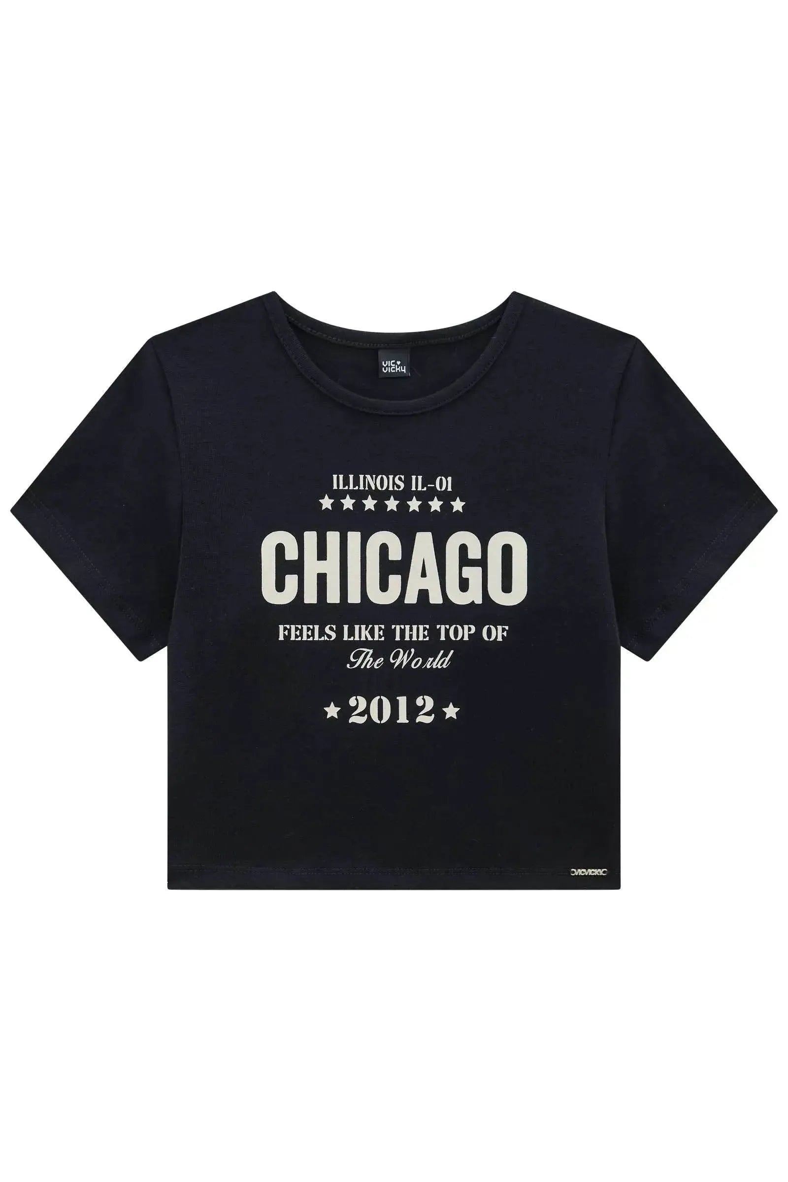 Blusa em Cotton 95194 Vic&Vicky Teen Menina