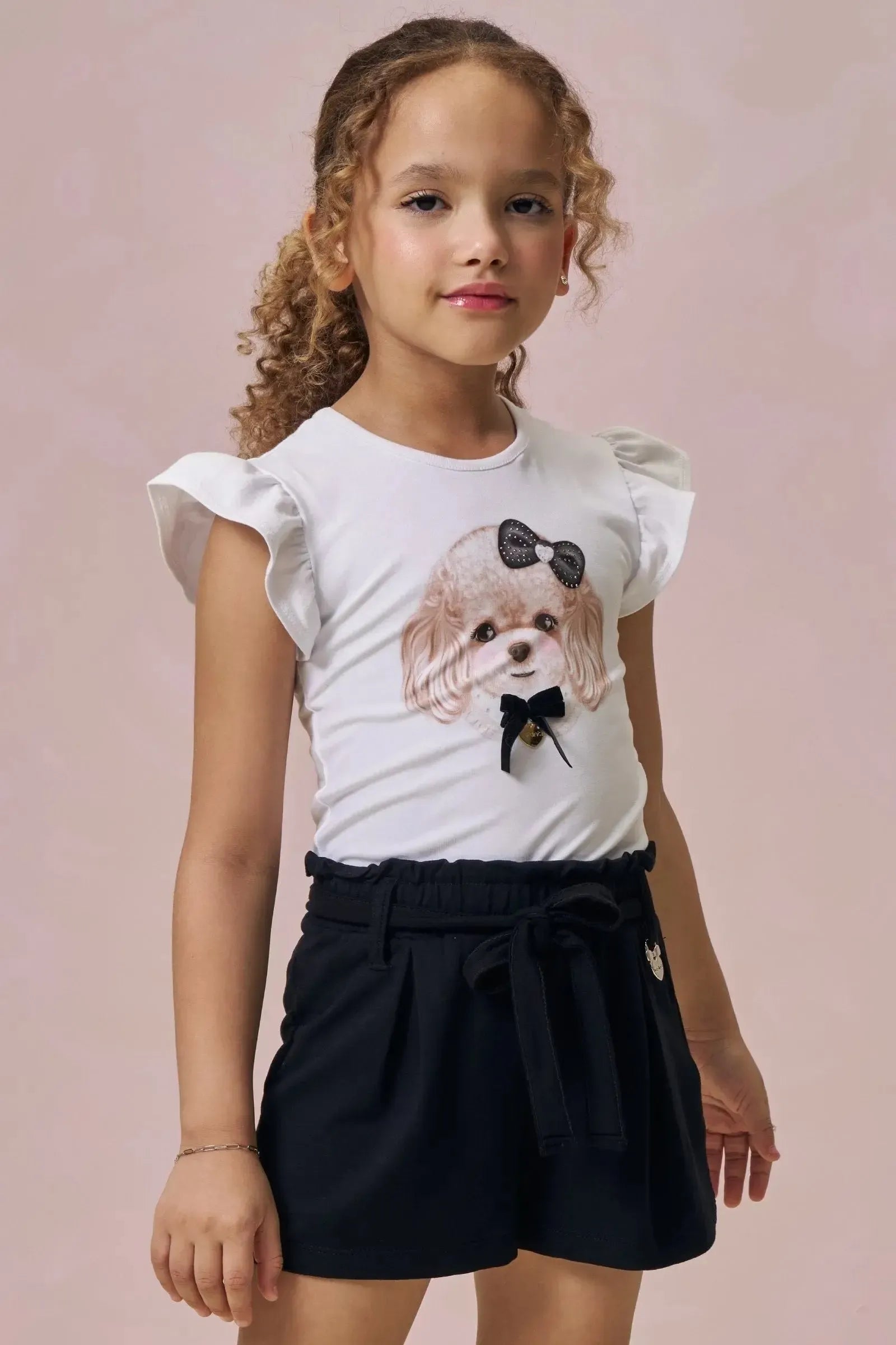 Blusa em Cotton 95762 Infanti Infantil Menina