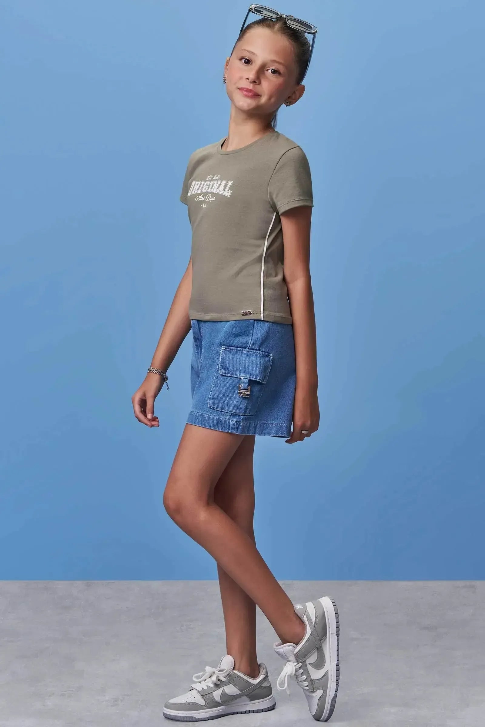 Blusa em Cotton 97923 Vic Teen Menina
