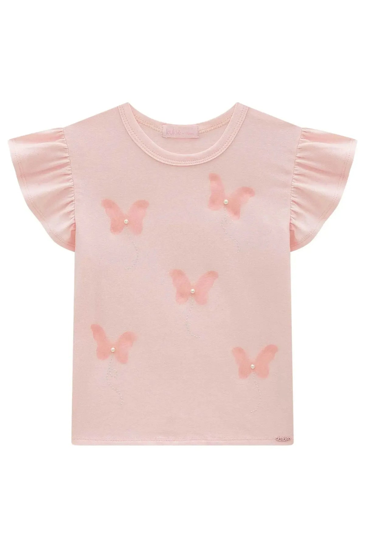 Blusa em Cotton 98418 Kukiê Infantil Menina