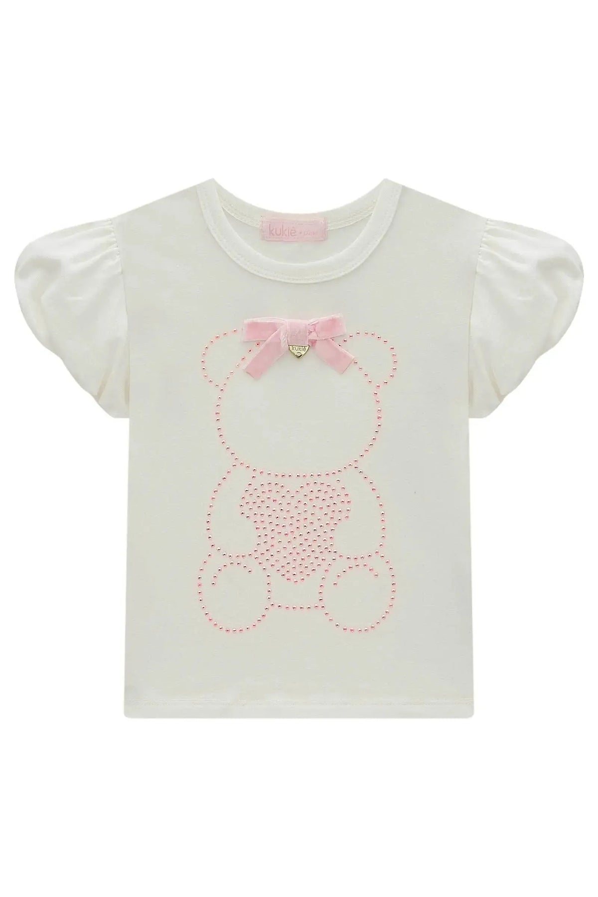 Blusa em Cotton 98420 Kukiê Infantil Menina