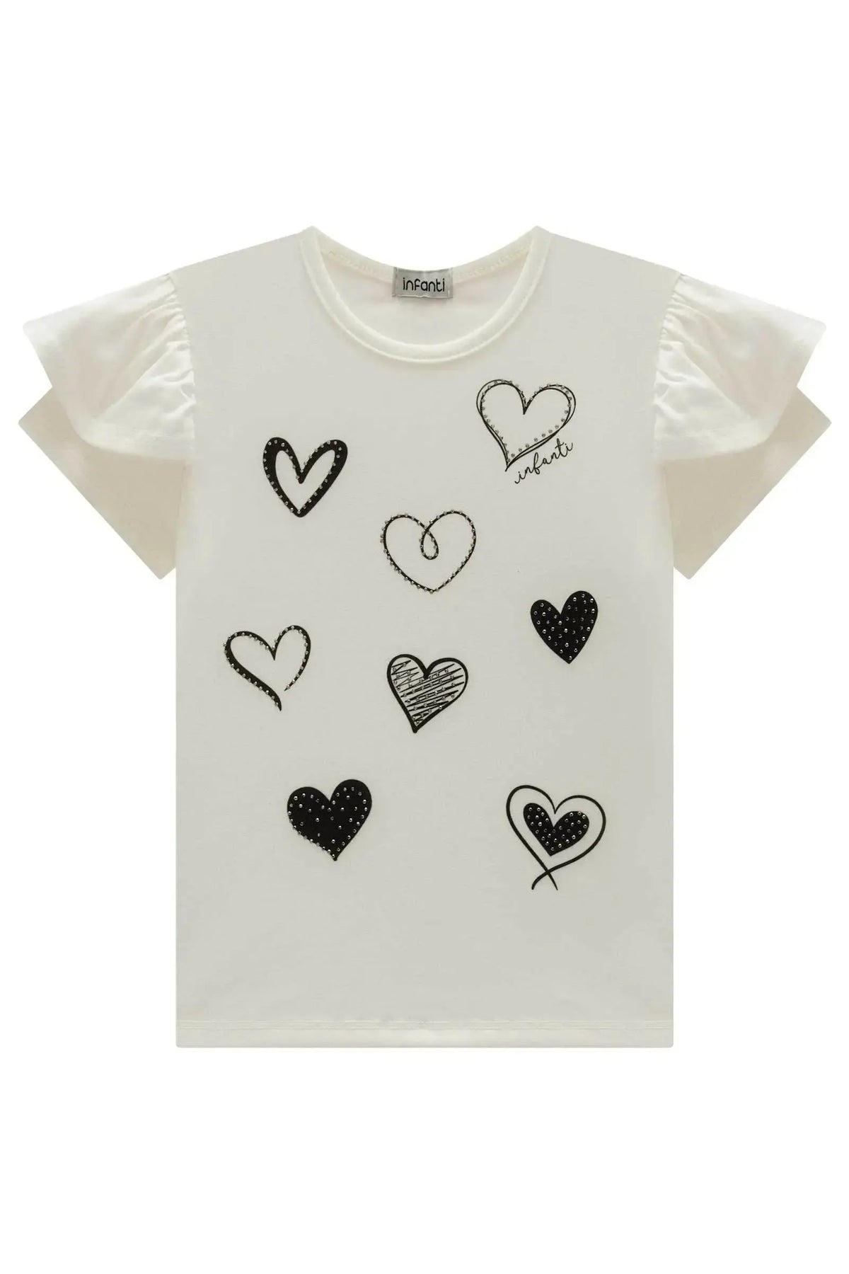 Blusa em Cotton 98985 Infanti Infantil Menina