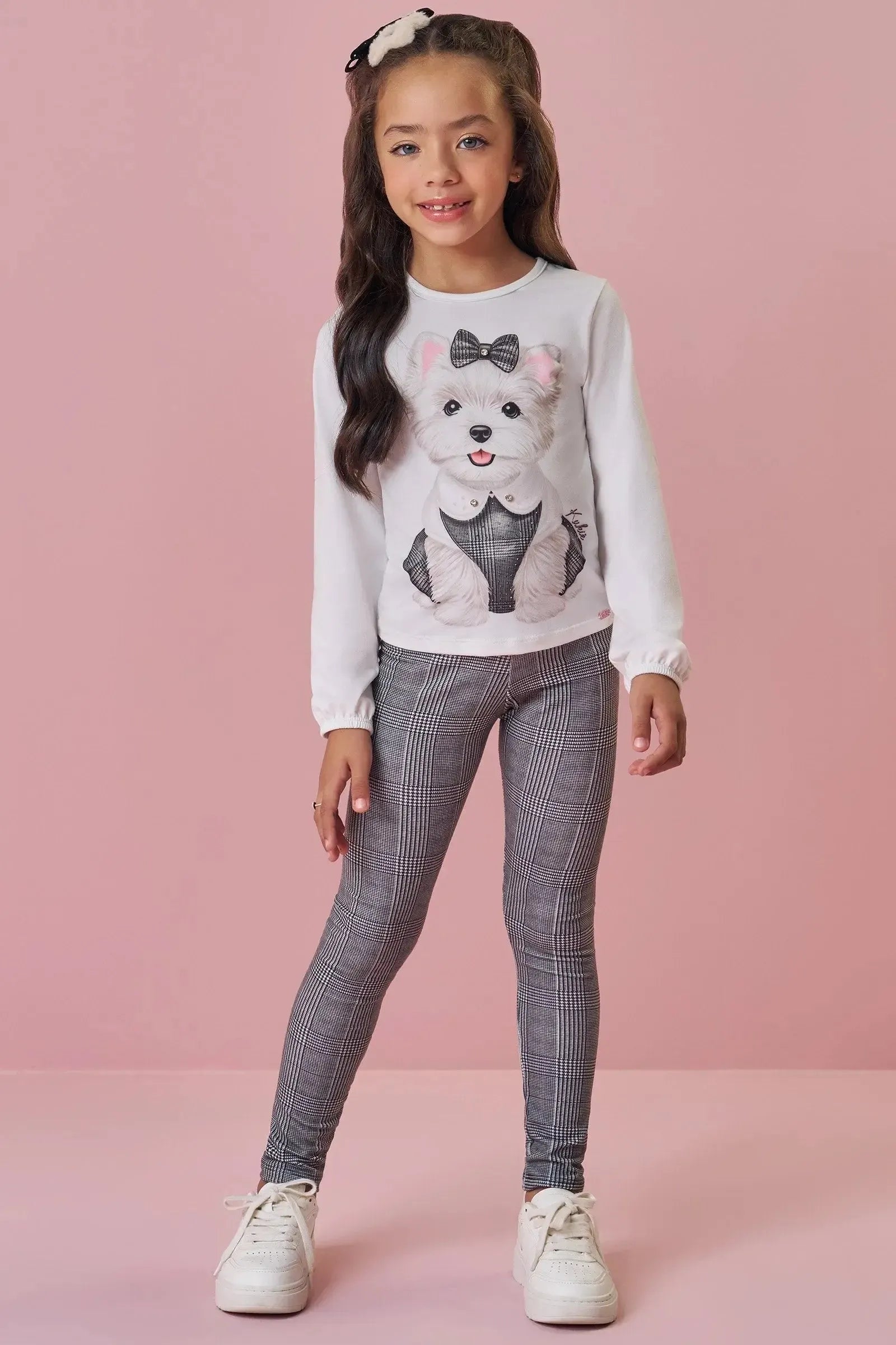 Blusa em Malha Comfy 89581 Kukiê Infantil Menina