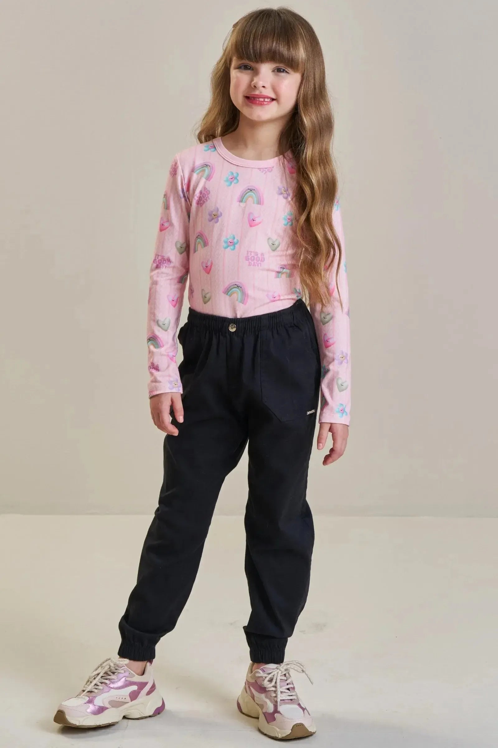 Blusa em Malha Power 89477 Infanti Infantil Menina