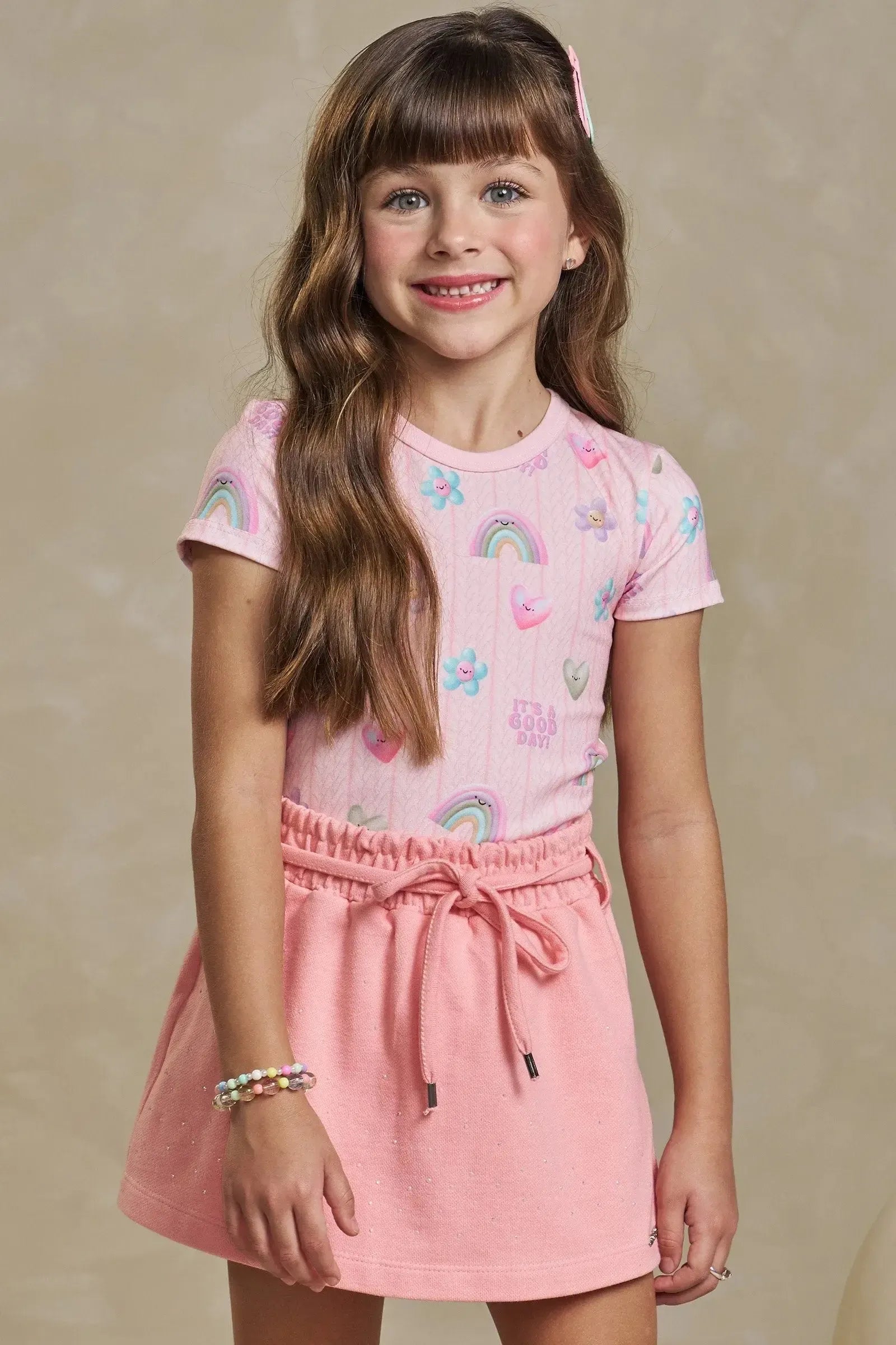 Blusa em Malha Power 93462 Infanti Infantil Menina