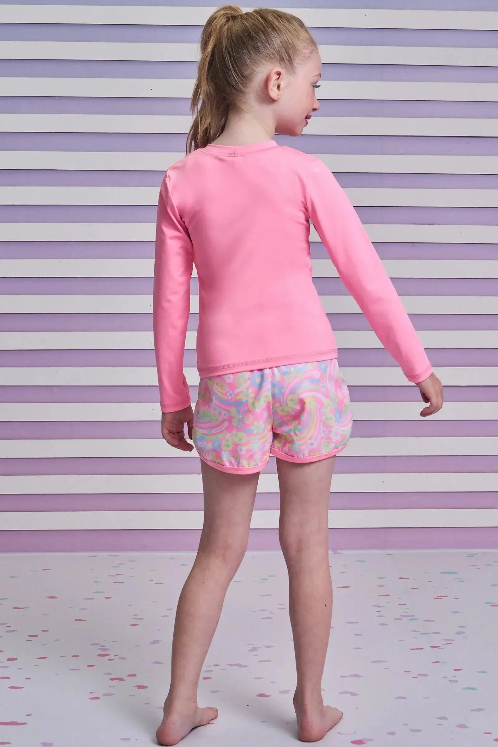 Blusa em Malha UV Dry com Proteção UV 50+ 95247 Infanti Infantil Menina