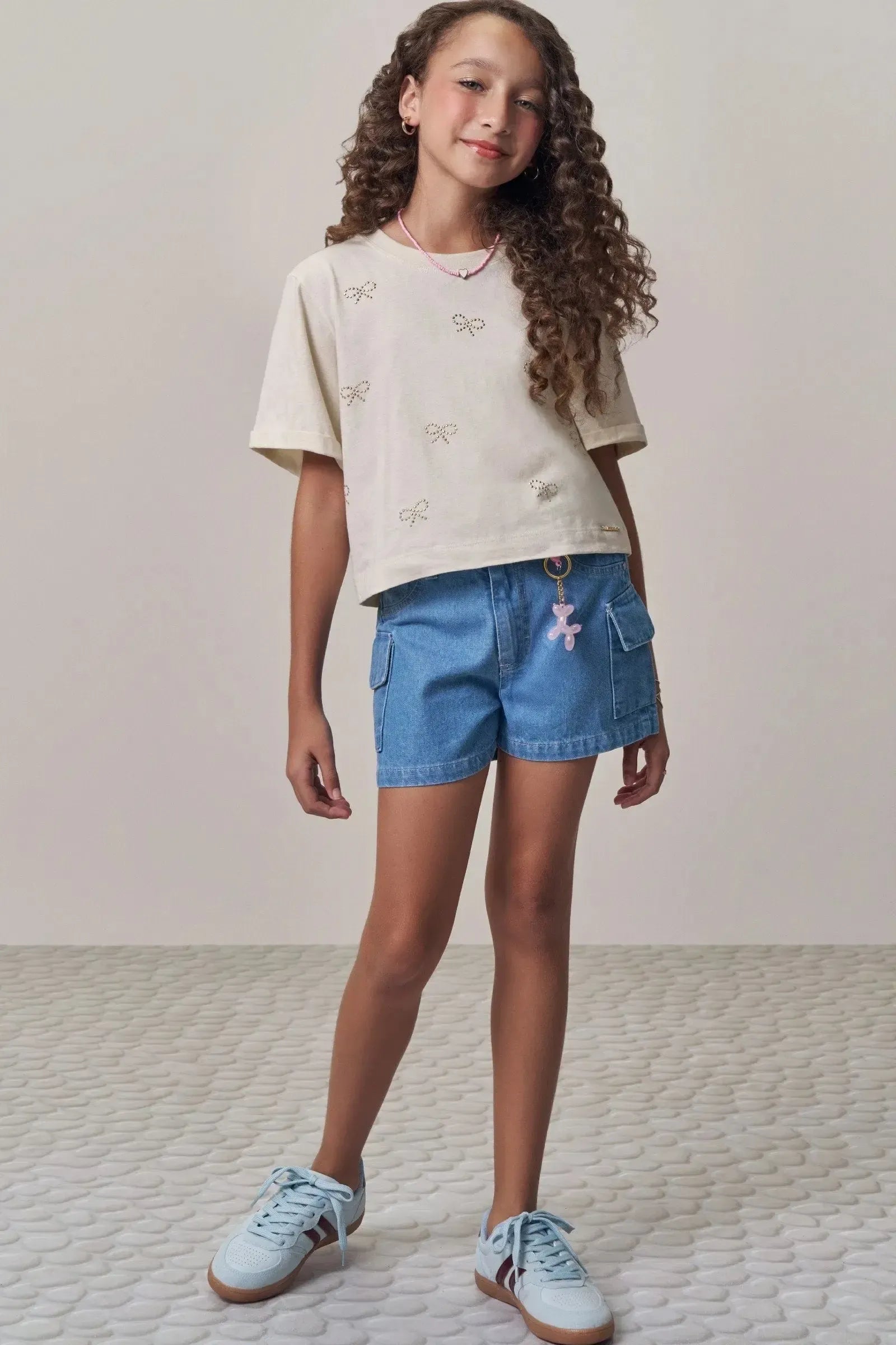 Blusa em Meia Malha 97968 Lilimoon Teen Menina