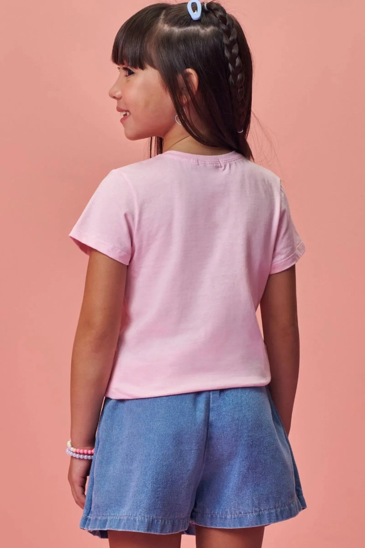 Blusa em Meia Malha 99303 Infanti Infantil Menina