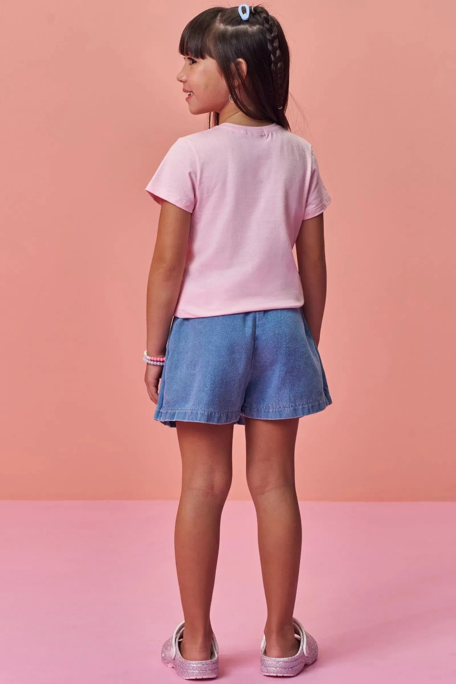 Blusa em Meia Malha 99303 Infanti Infantil Menina