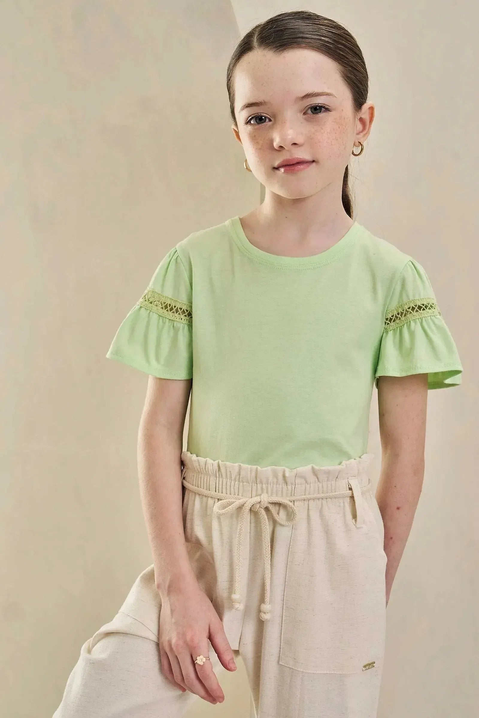 Blusa em Meia Malha 84572 Infanti Infantil Menina