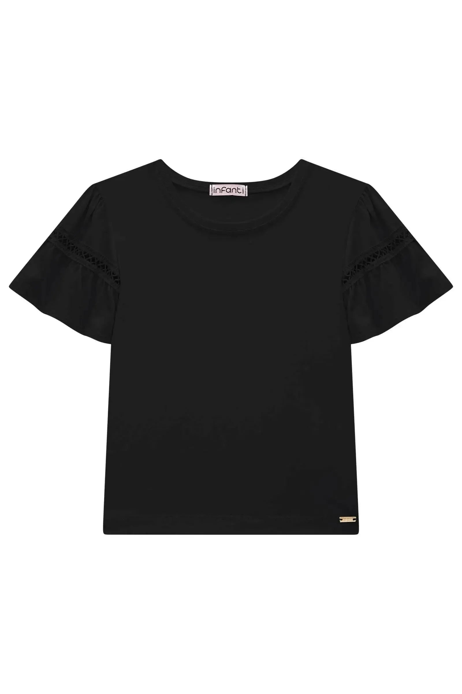 Blusa em Meia Malha 84572 Infanti Infantil Menina
