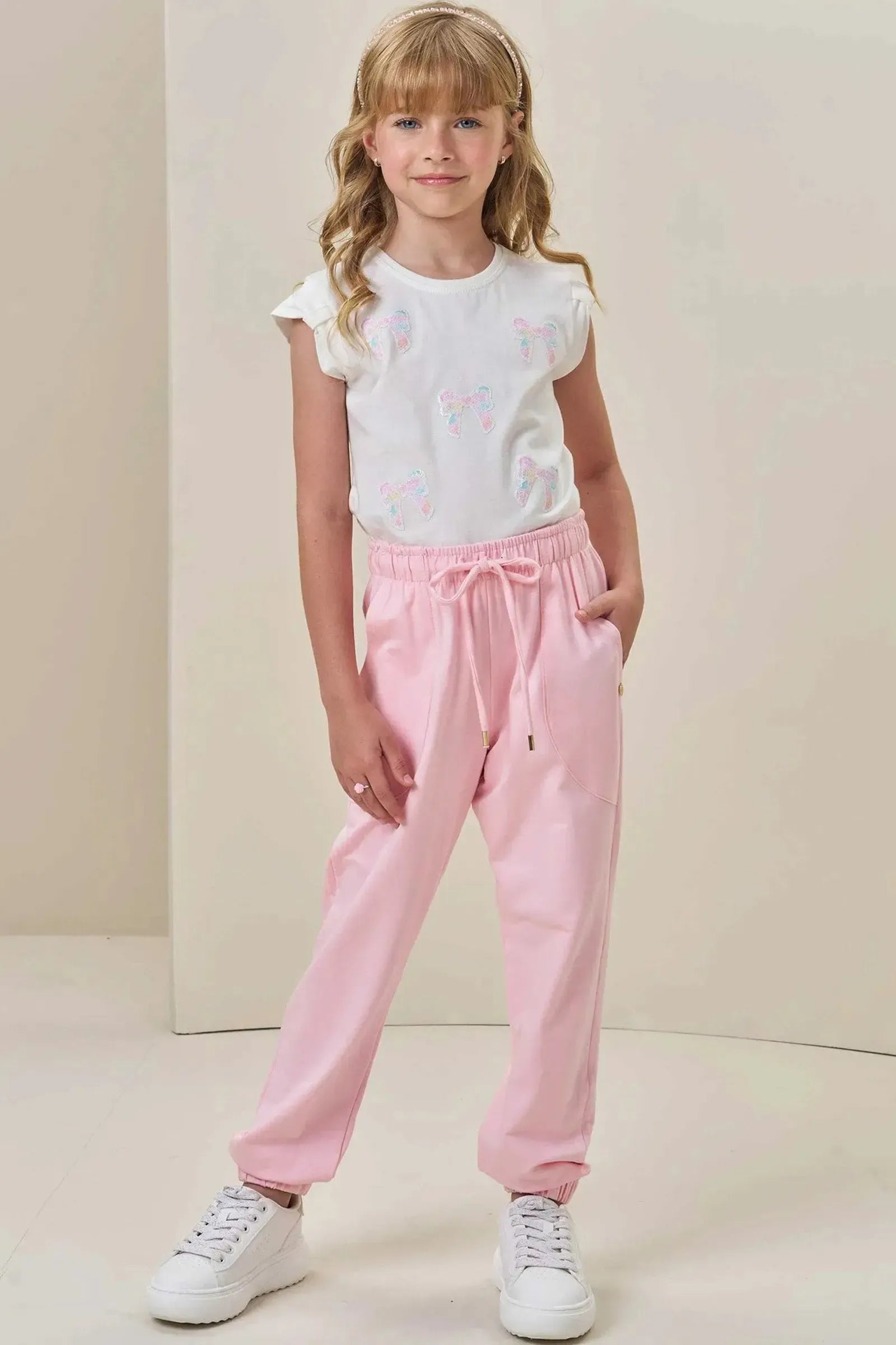Blusa em Meia Malha 85897 Infanti Infantil Menina