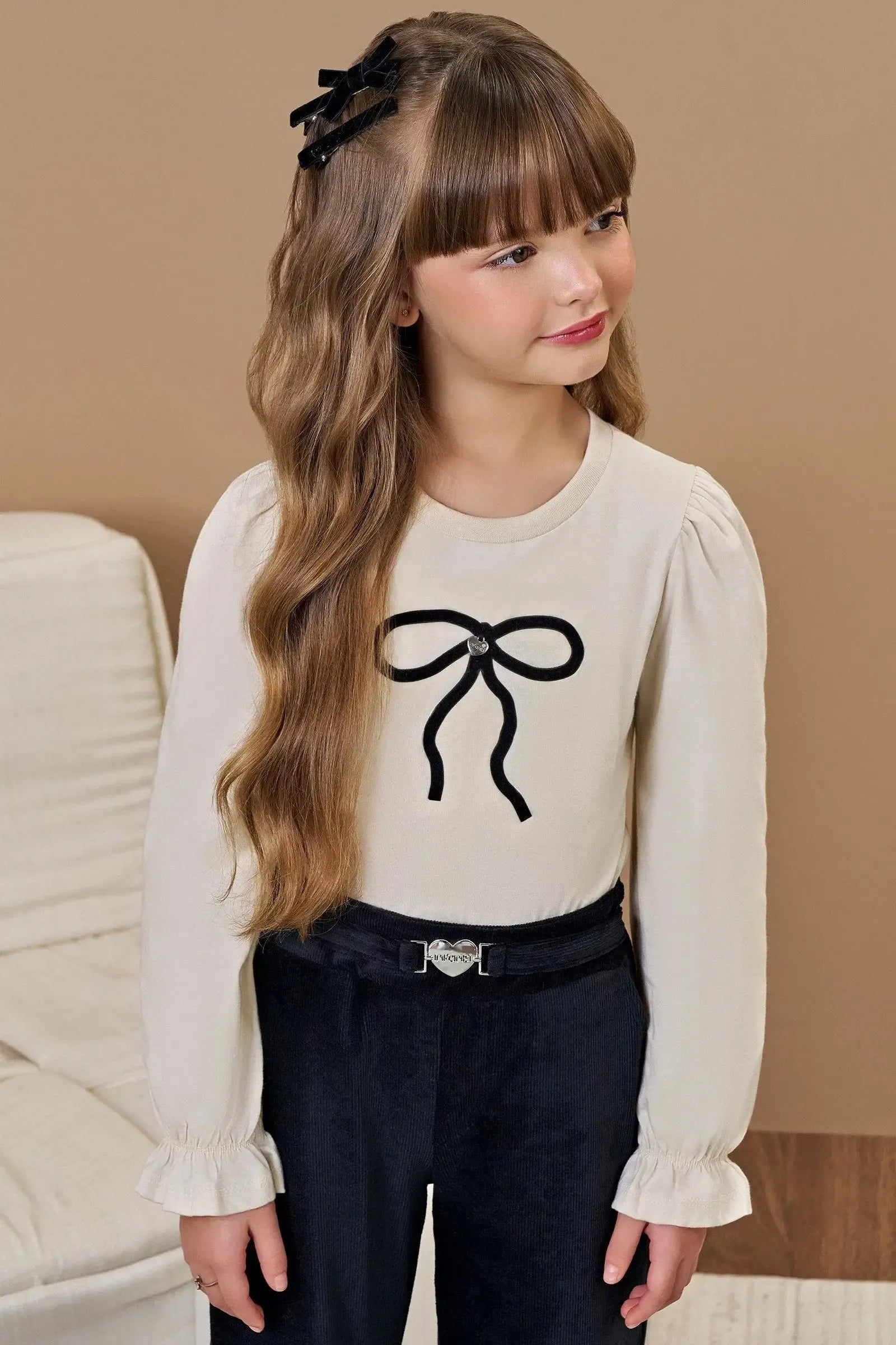 Blusa em Meia Malha 89802 Infanti Infantil Menina