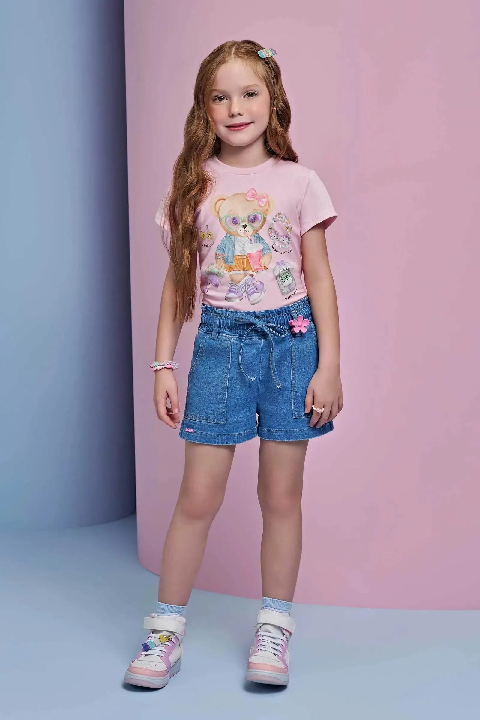 Blusa em Meia Malha 93434 Infanti Infantil Menina