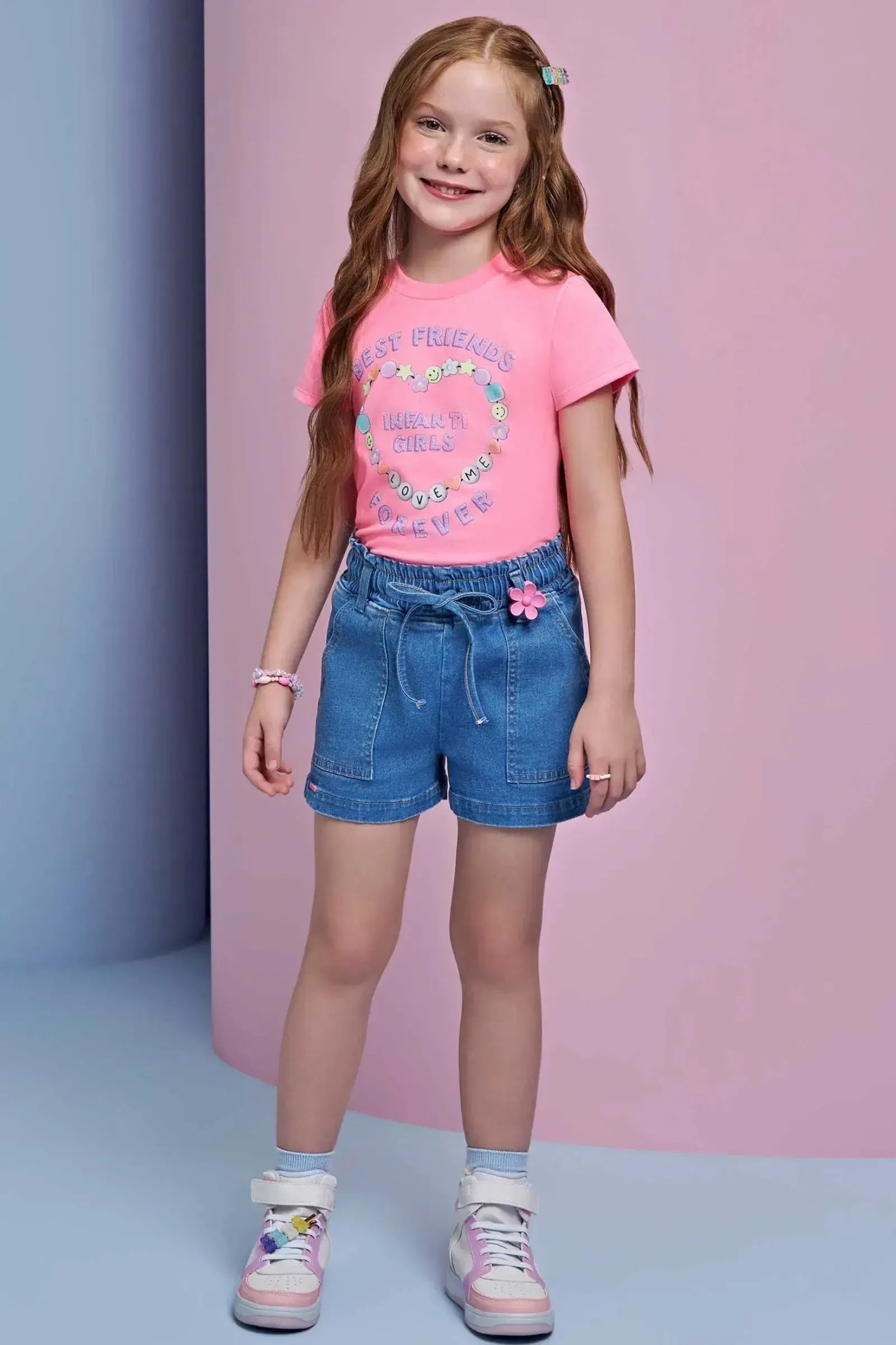 Blusa em Meia Malha 93435 Infanti Infantil Menina