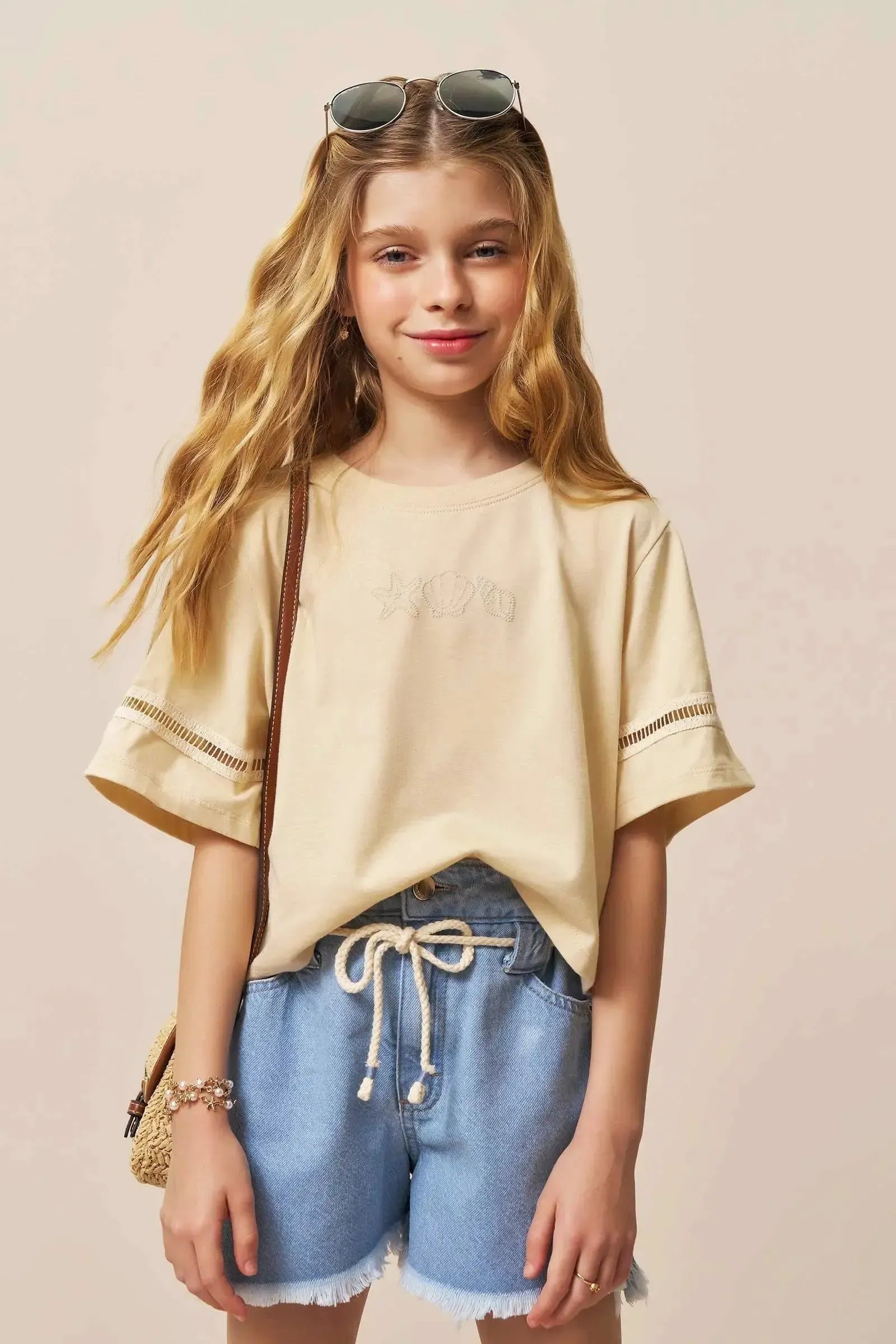Blusa em Meia Malha 94378 Vic&Vicky Teen Menina