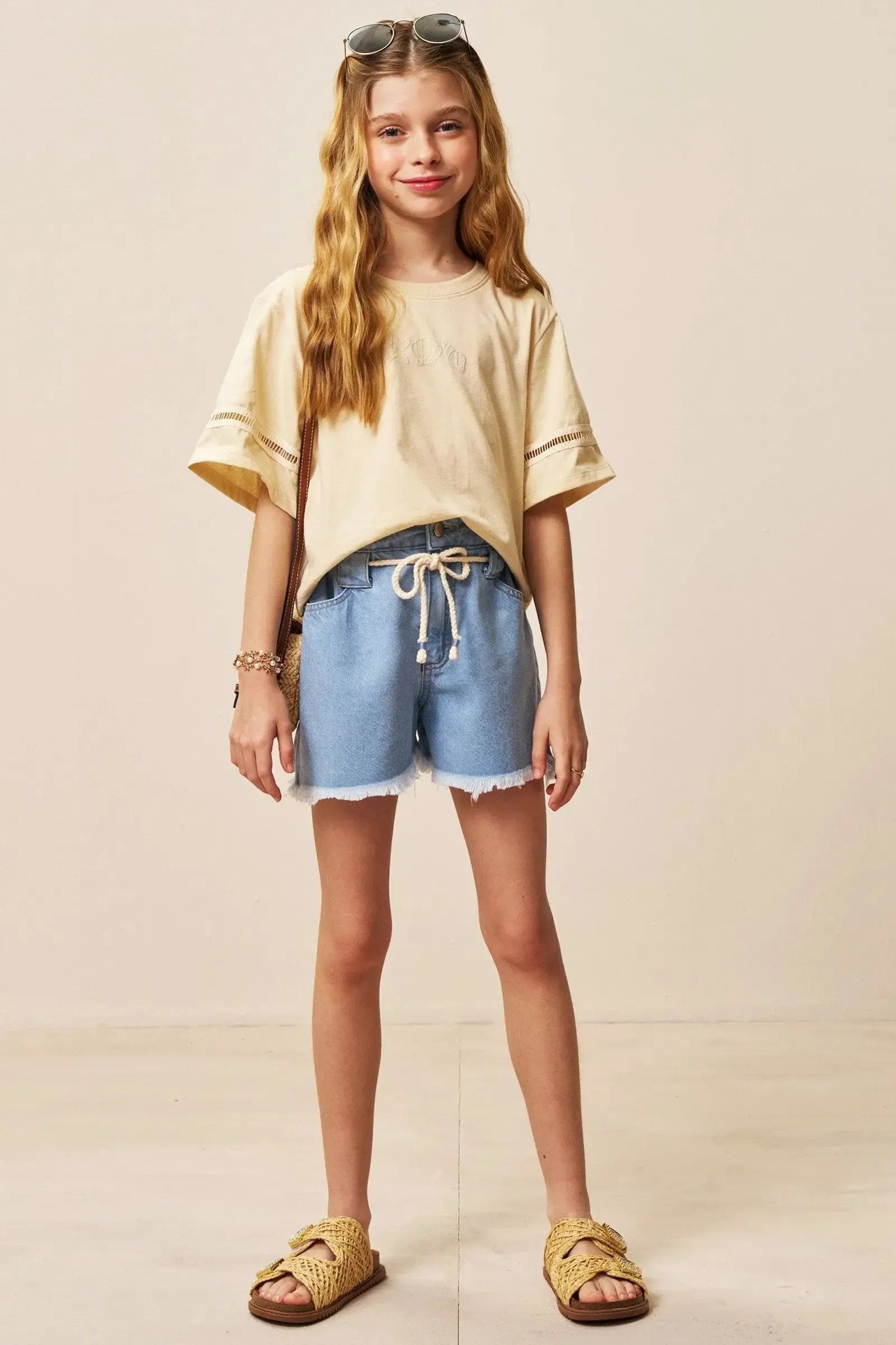 Blusa em Meia Malha 94378 Vic&Vicky Teen Menina