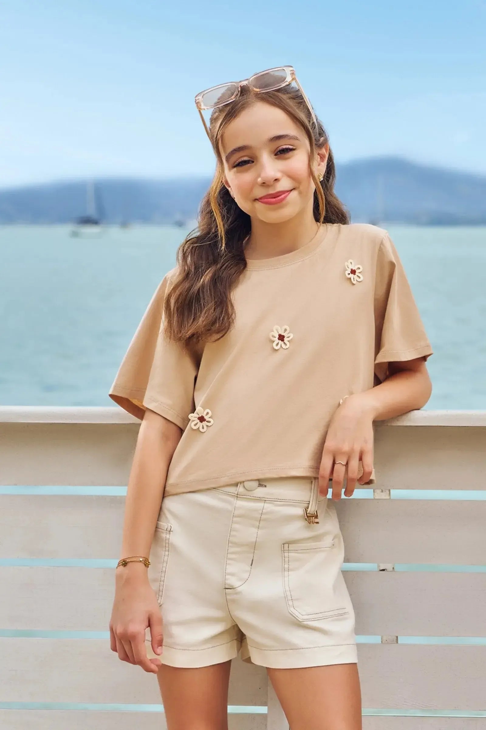 Blusa em Meia Malha 94387 Vic&Vicky Teen Menina