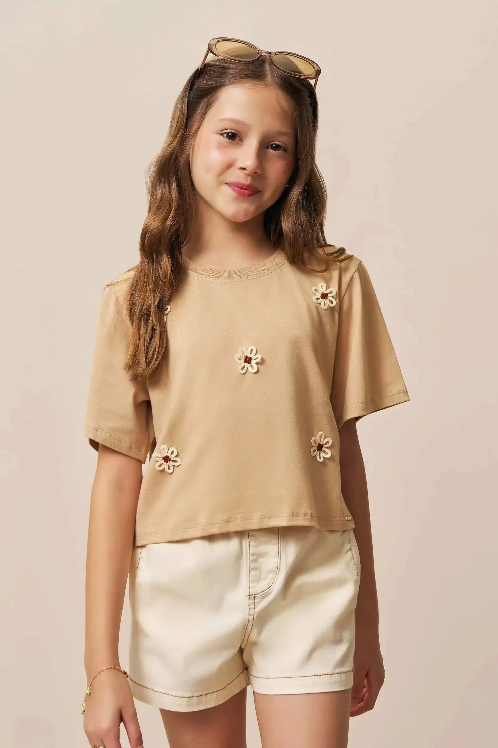 Blusa em Meia Malha 94387 Vic&Vicky Teen Menina
