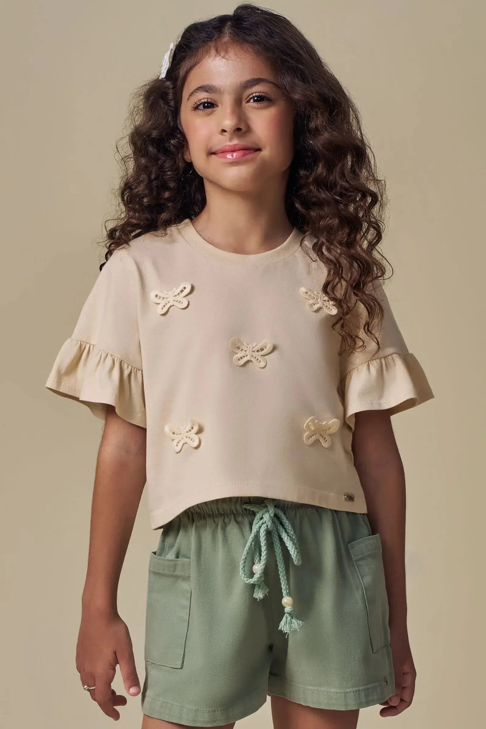 Blusa em Meia Malha 94489 Infanti Infantil Menina