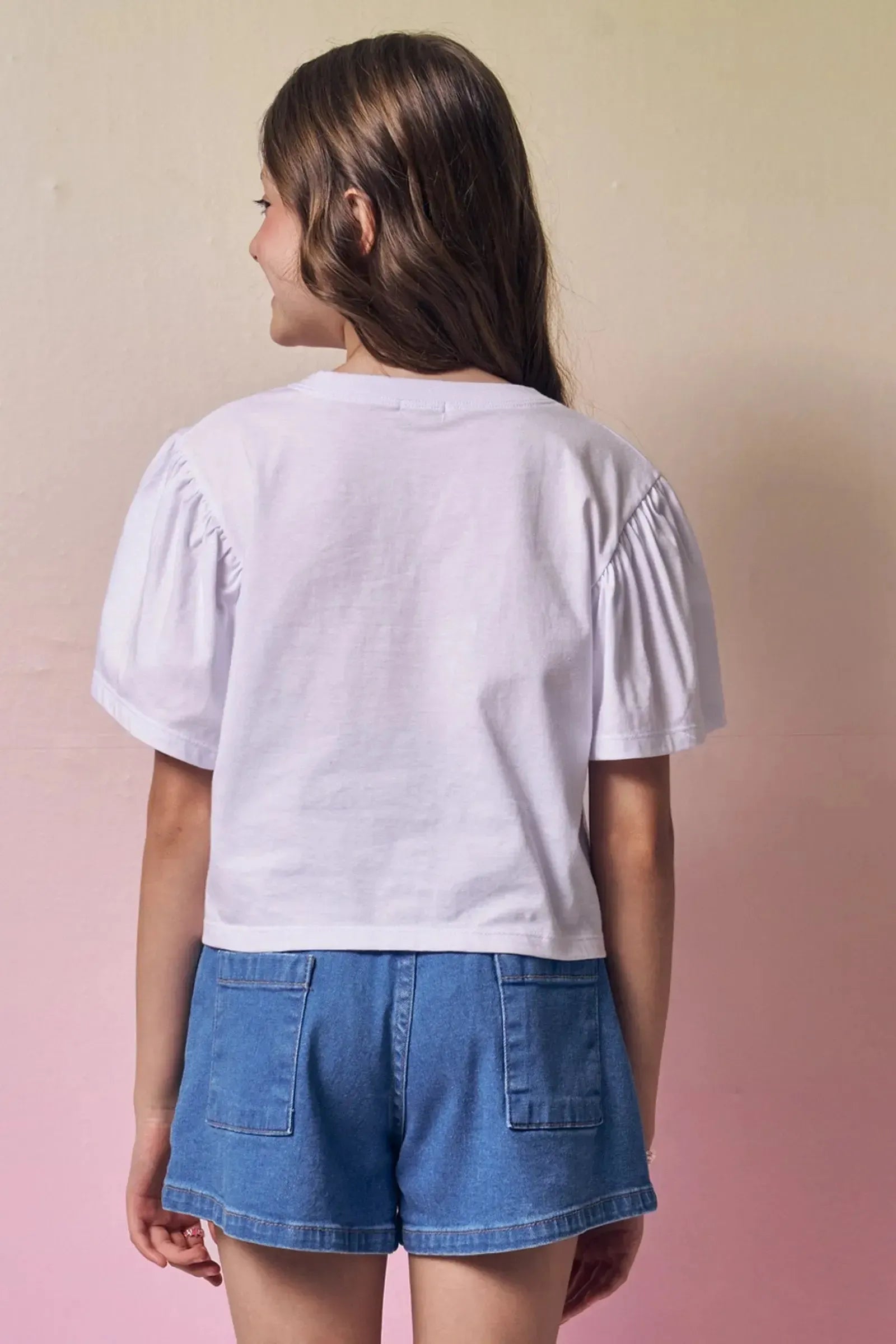 Blusa em Meia Malha 94581 Vic&Vicky Teen Menina