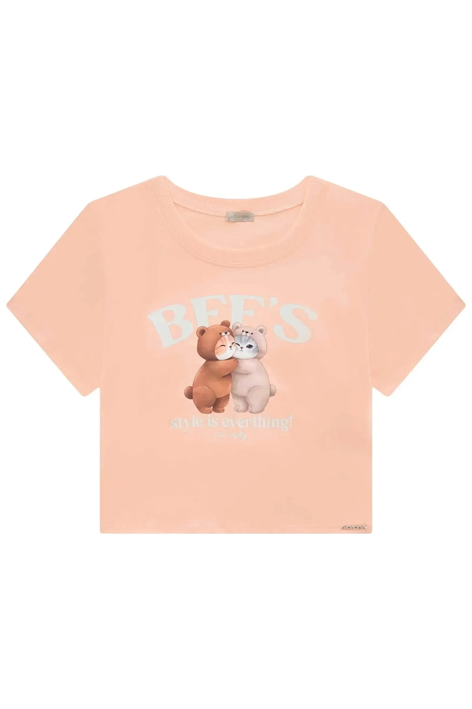 Blusa em Meia Malha 94584 Vic&Vicky Teen Menina