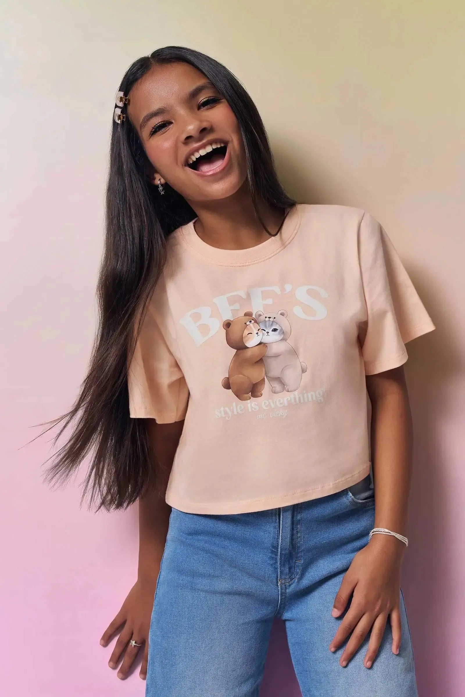 Blusa em Meia Malha 94584 Vic&Vicky Teen Menina