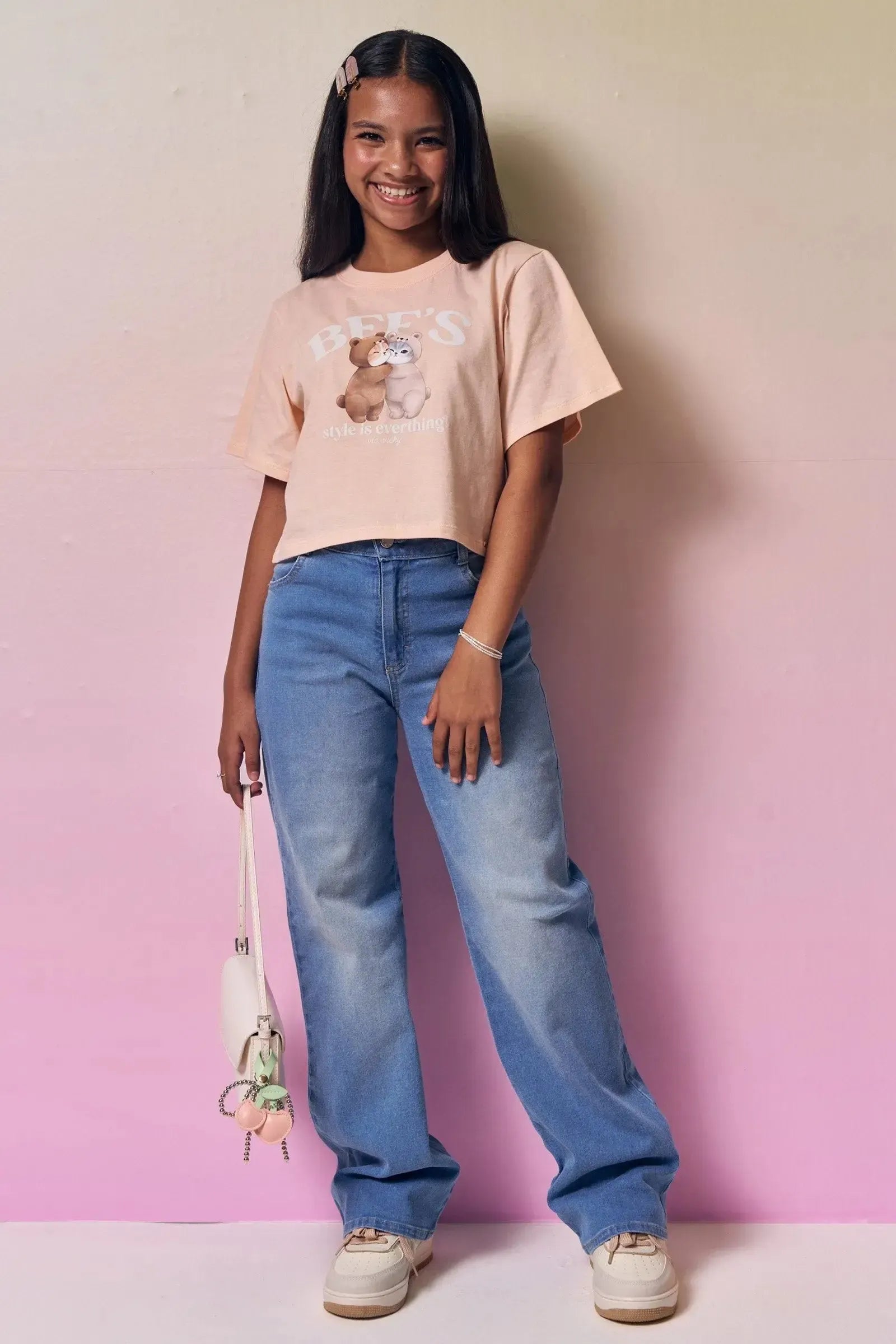 Blusa em Meia Malha 94584 Vic&Vicky Teen Menina