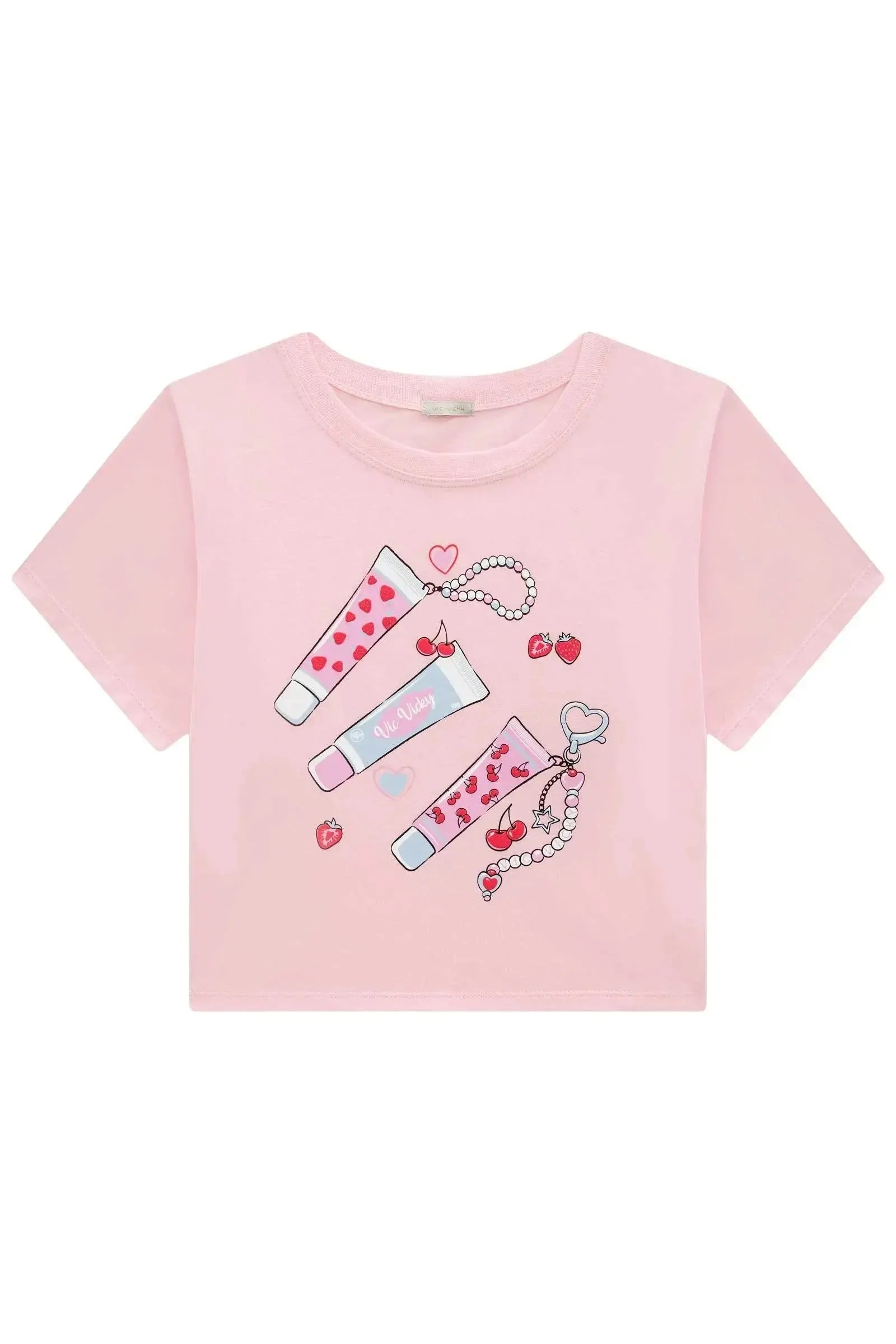 Blusa em Meia Malha 94585 Vic&Vicky Teen Menina