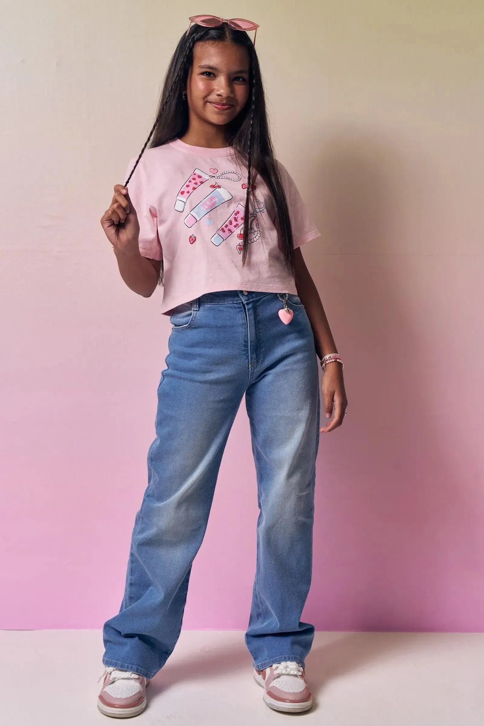 Blusa em Meia Malha 94585 Vic&Vicky Teen Menina