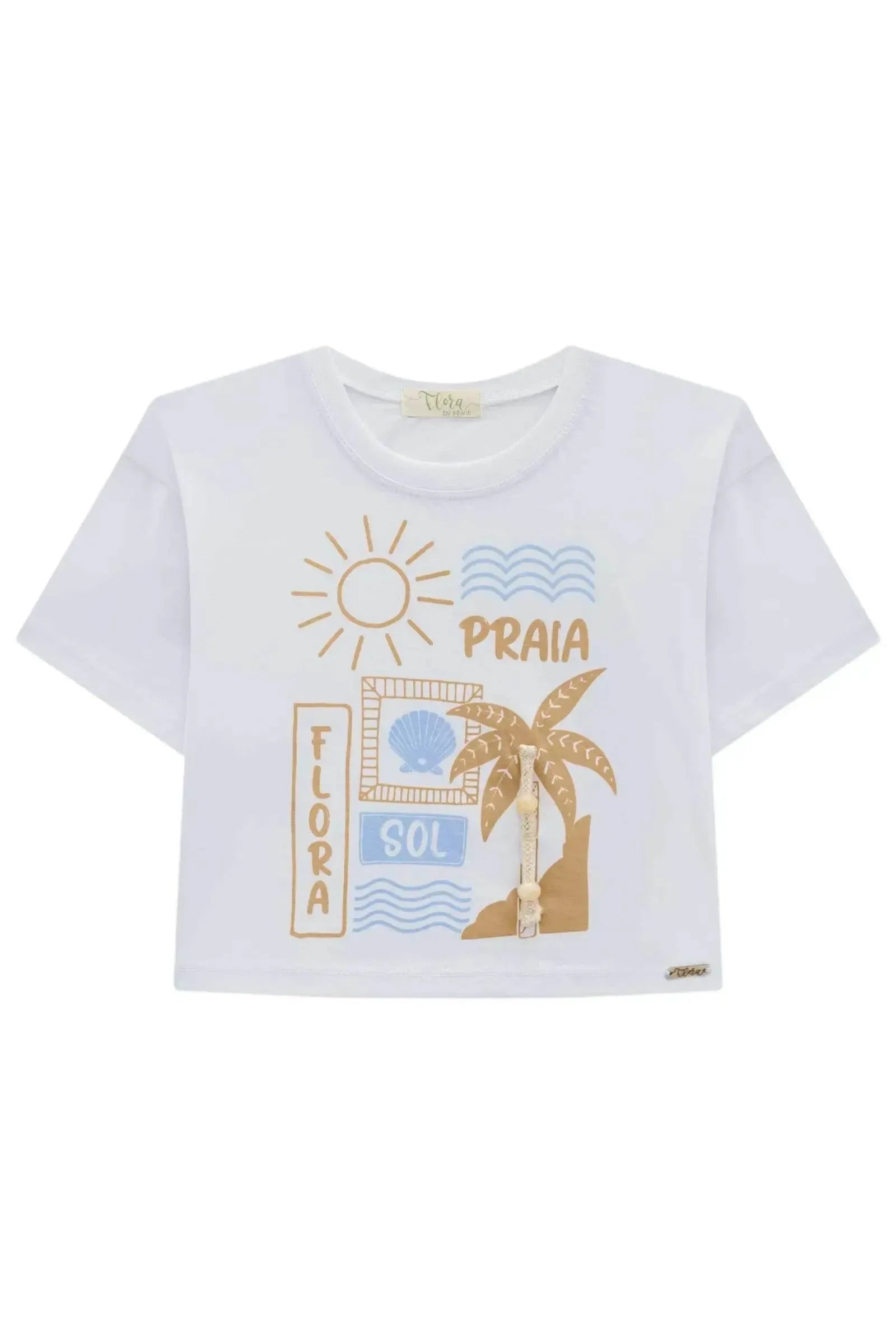Blusa em Meia Malha 94654 Infanti Infantil Menina