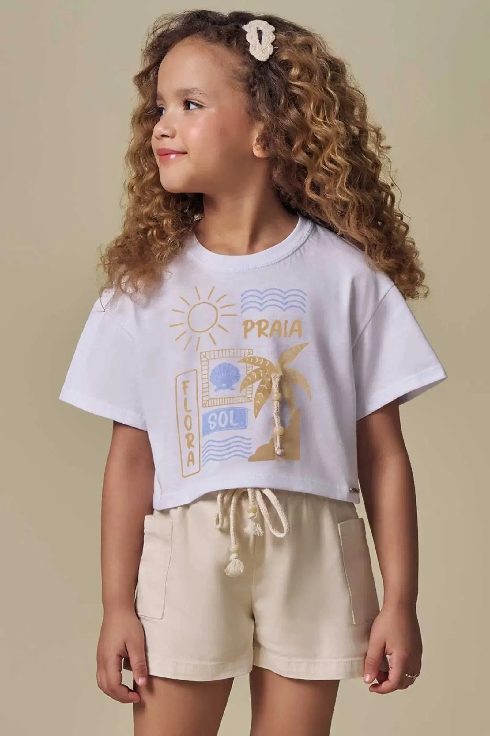Blusa em Meia Malha 94654 Infanti Infantil Menina